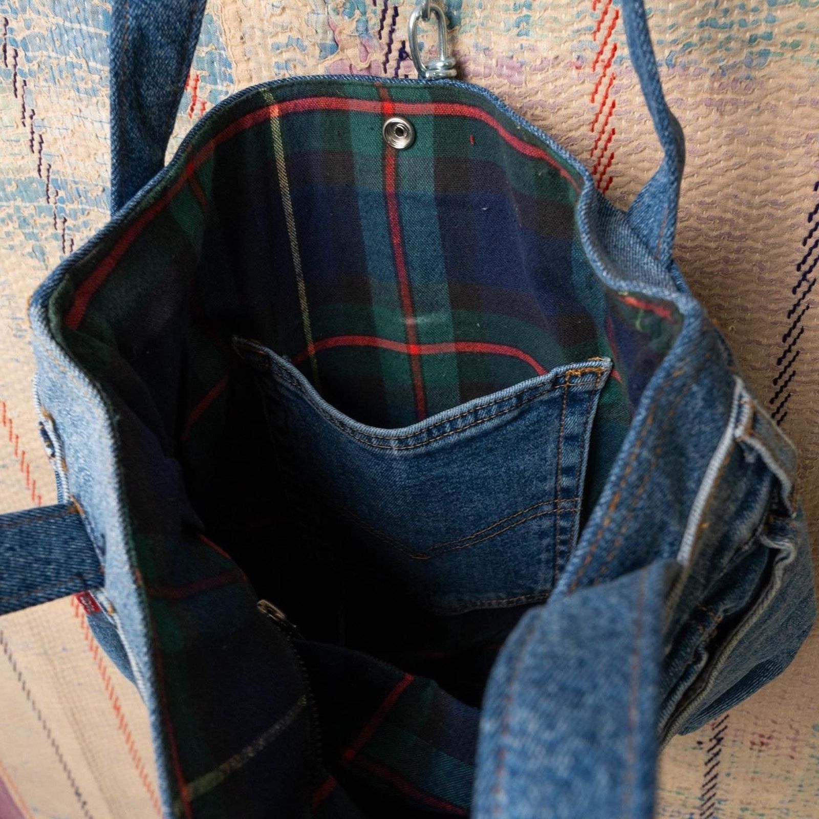 Levi's Reworked upcycled tote bag Size ONE SIZE - 8 Thumbnail