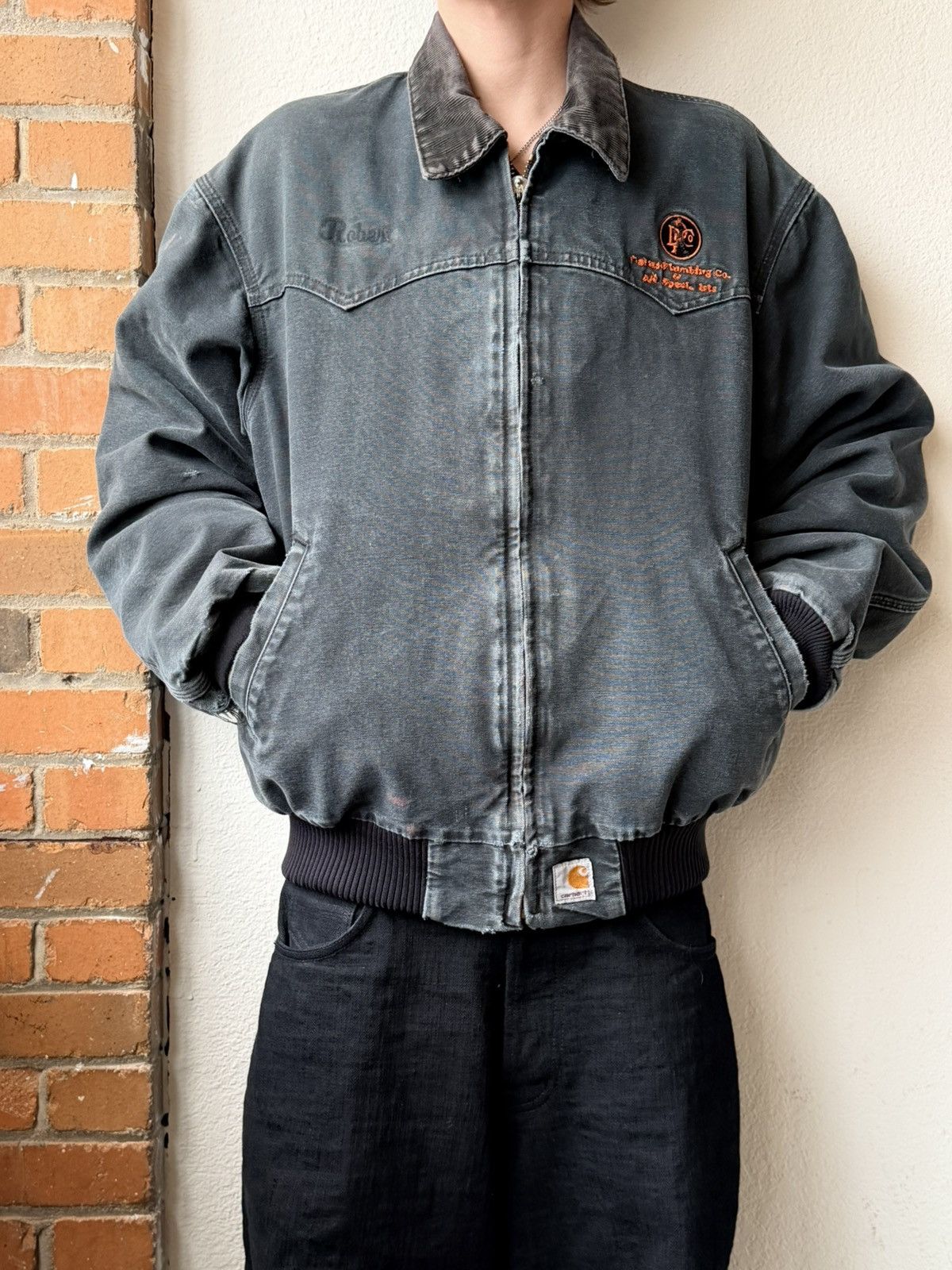 Carhartt Carhartt Distressed Work Wear Jacket Size US L / EU 52-54 / 3 - 1 Thumbnail