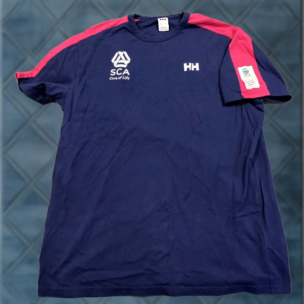 Helly Hansen Helly Hansen T-Shirt Ocean Racing Team 2014-15 SCA Care Of Life Men XL Blue Mens Size US XL / EU 56 / 4 - 1 Thumbnail