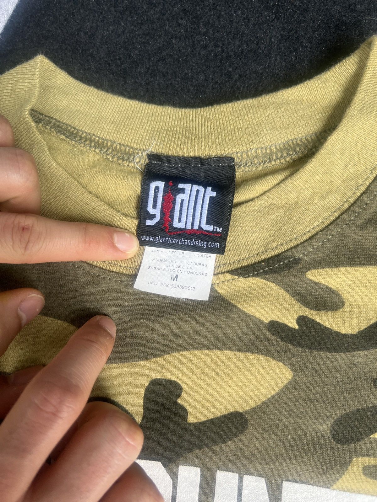 Giant × Vintage Vintage giant tag top gun camo tee 2006 Size US M / EU 48-50 / 2 - 2 Thumbnail
