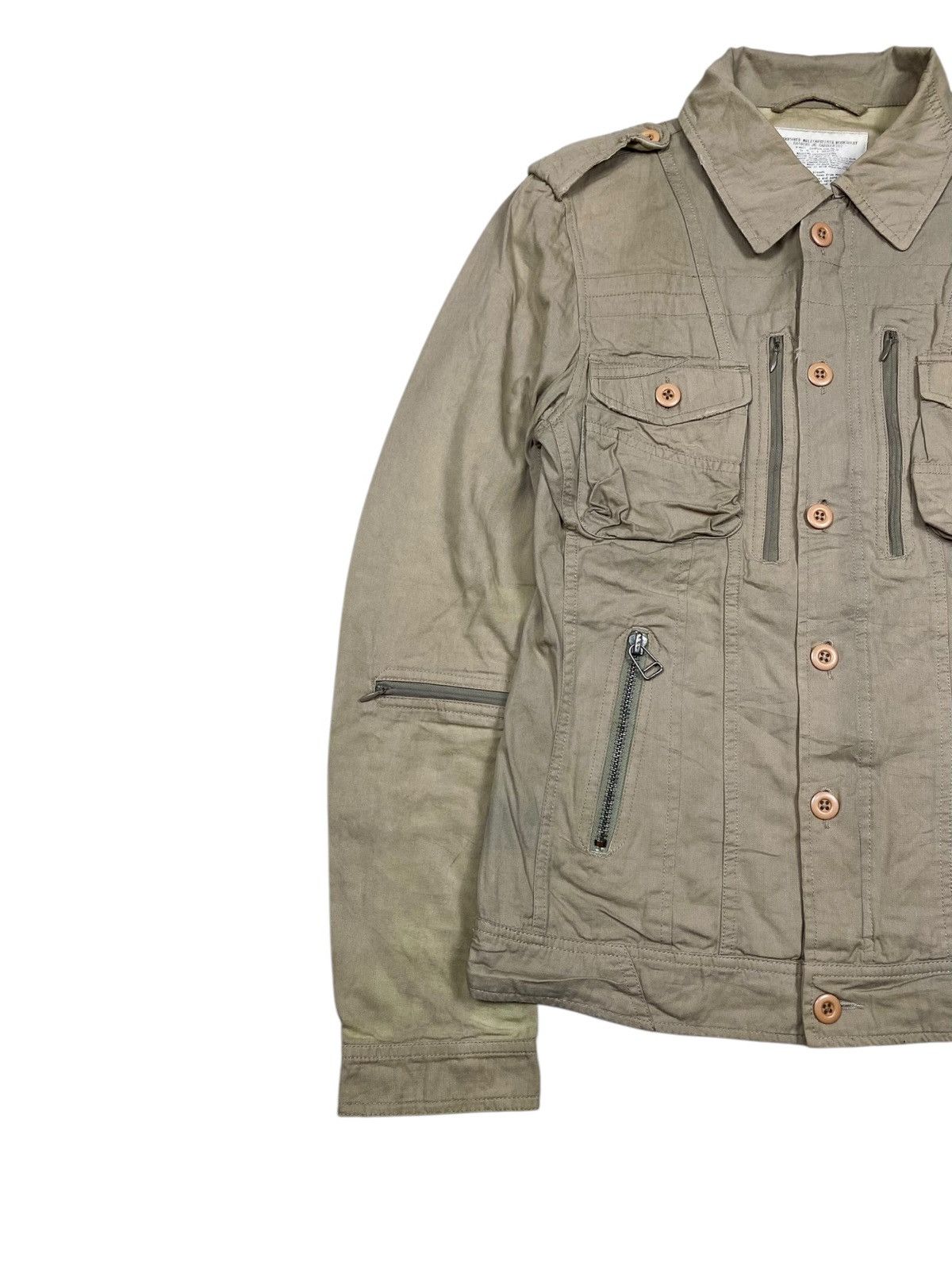 If Six Was Nine 2000s GOA - Apocalypse Style Multizip Shirt Jacket Size US M / EU 48-50 / 2 - 4 Thumbnail