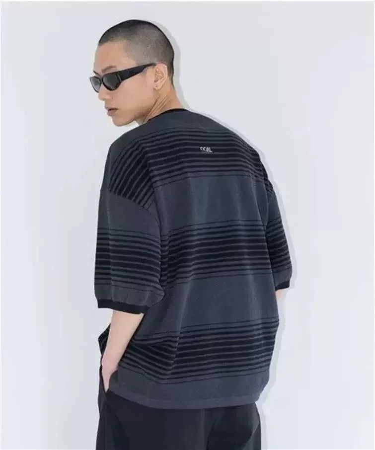 Nanamica NANAMICA × MONKEY TIME Striped Knit Tee Size US S / EU 44-46 / 1 - 5 Thumbnail