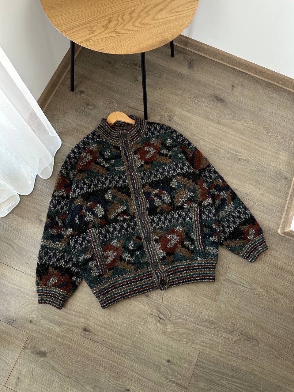 Japanese Brand × Missoni × Vintage Vintage Japanese Missoni Wool Bomber Two-Way Jacket Size US L / EU 52-54 / 3 - 5 Thumbnail