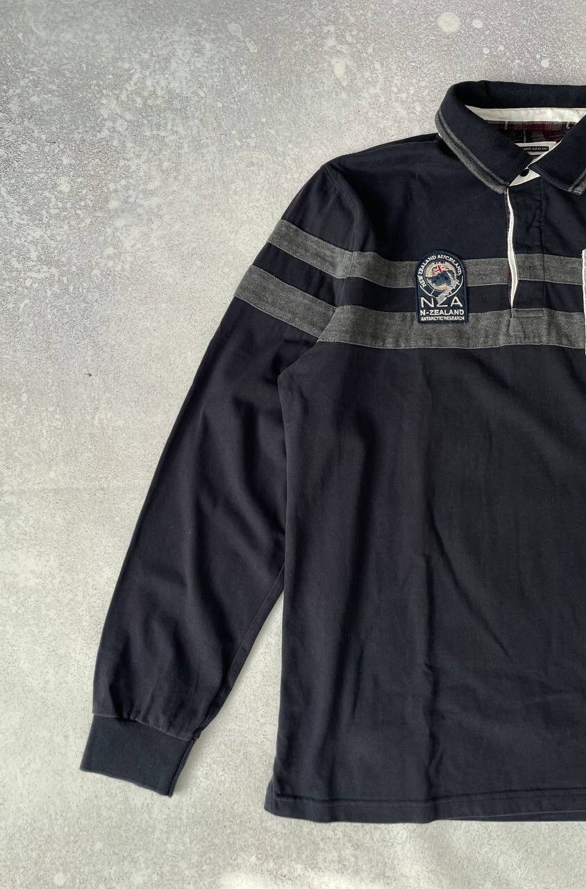 New Zealand Outback × Vintage Vintage New Zealand Auckland Rugby Long Sleeve Big Logo Y2K Size US L / EU 52-54 / 3 - 3 Thumbnail