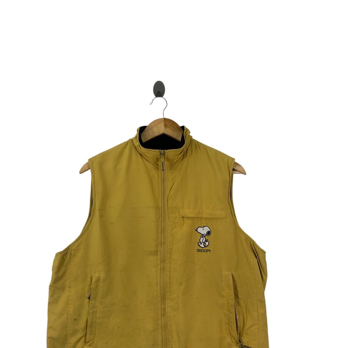 Peanuts Vintage PEANUTS SNOOPY COMIC Reversible Vest Jacket Size M / US 6-8 / IT 42-44 - 2 Thumbnail