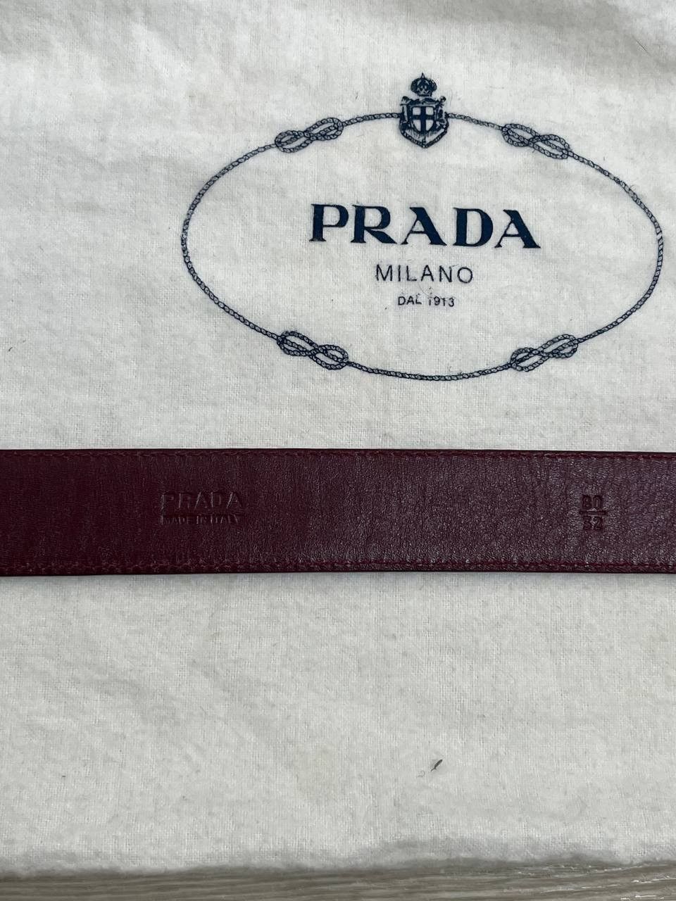 Prada PRADA Belt Women's genuine Leather Size ONE SIZE - 3 Thumbnail