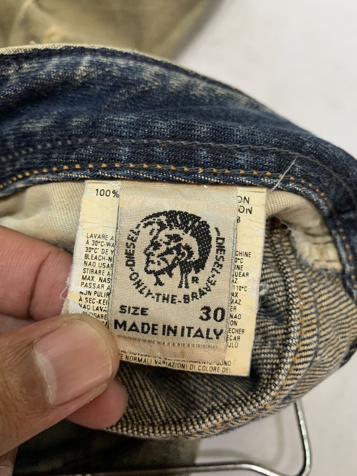 Diesel 🔥DIESEL DISTRESSED DENIM W32 Size US 32 / EU 48 - 8 Thumbnail