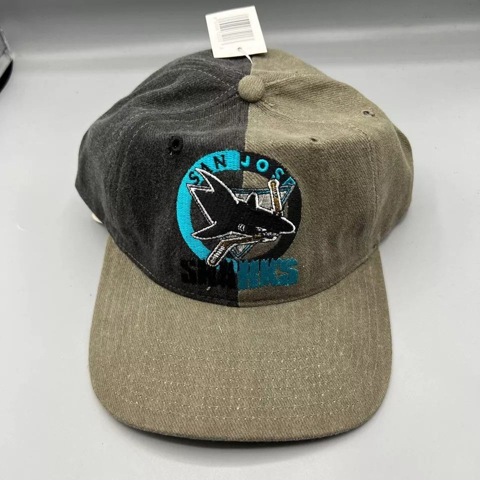 Twins Enterprise Inc. Vintage San Jose Sharks NHL Hat Strapback Cap New Men Size ONE SIZE - 3 Thumbnail