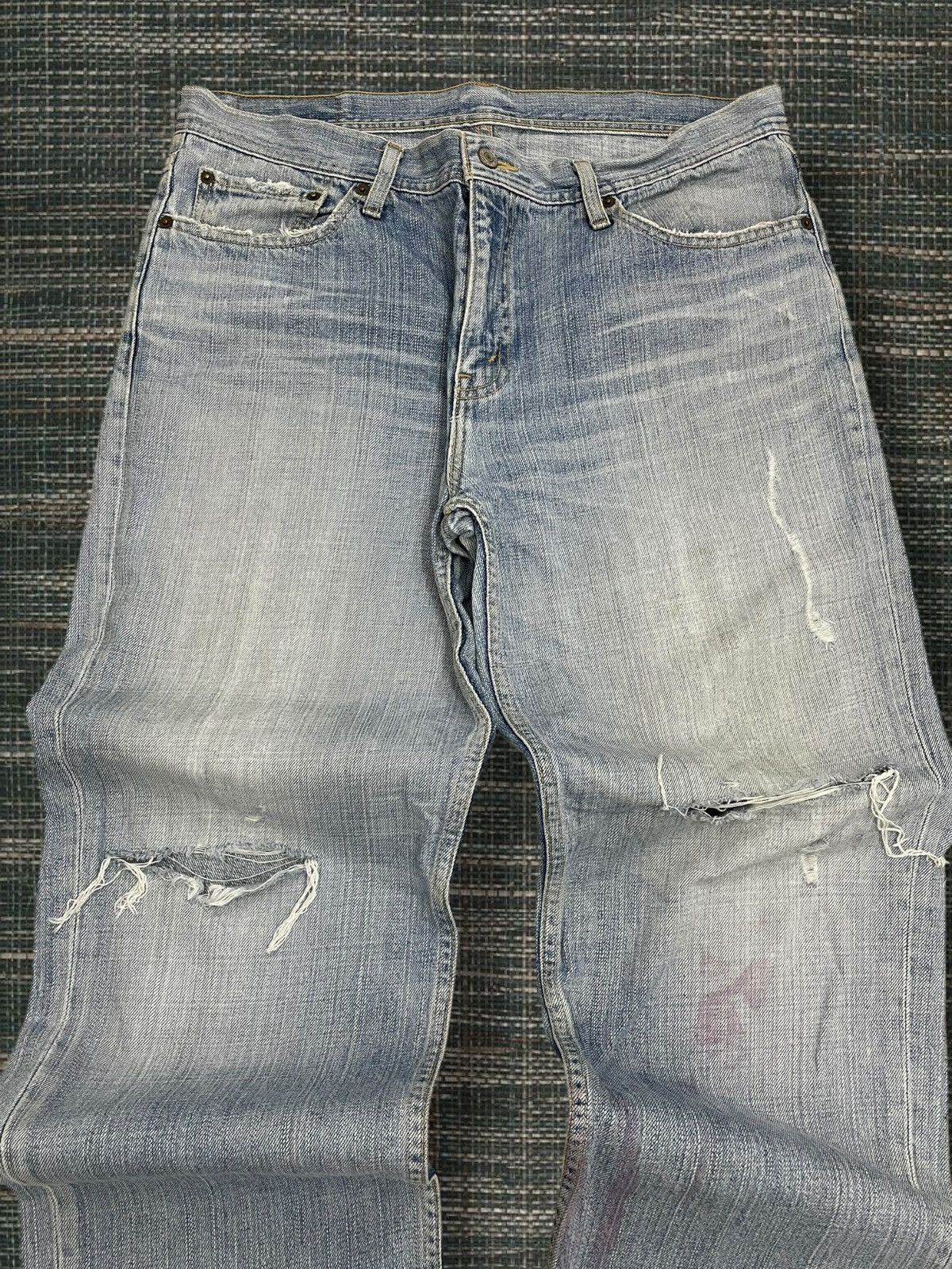 Levi's Vintage Clothing Vintage 90s Og Designer Levis 533 Original Distressed Denim Size US 35 - 4 Thumbnail