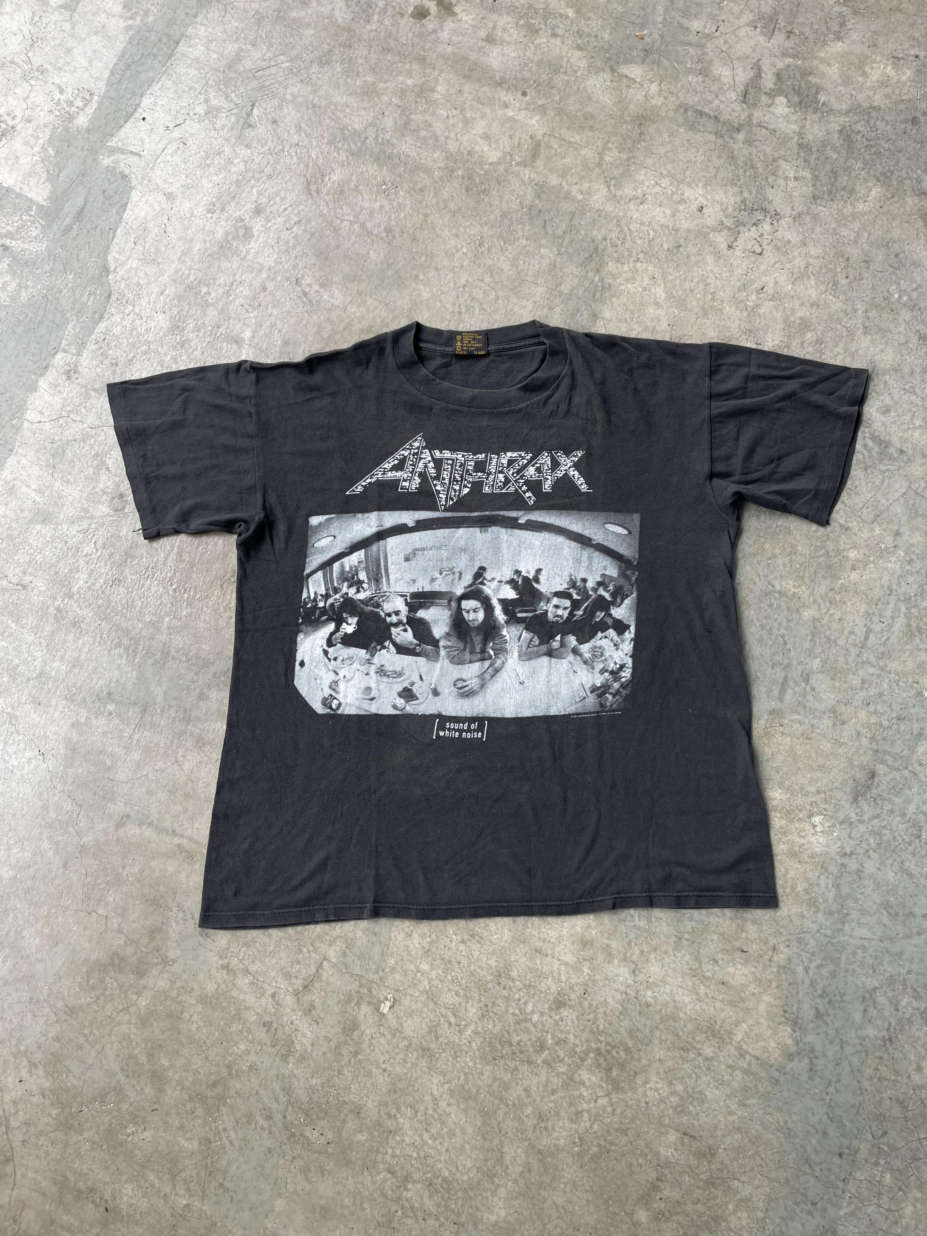 Band Tees VTG 1993 Anthrax Sound of White Noise Tour Tshirt Size US L / EU 52-54 / 3 - 1 Thumbnail
