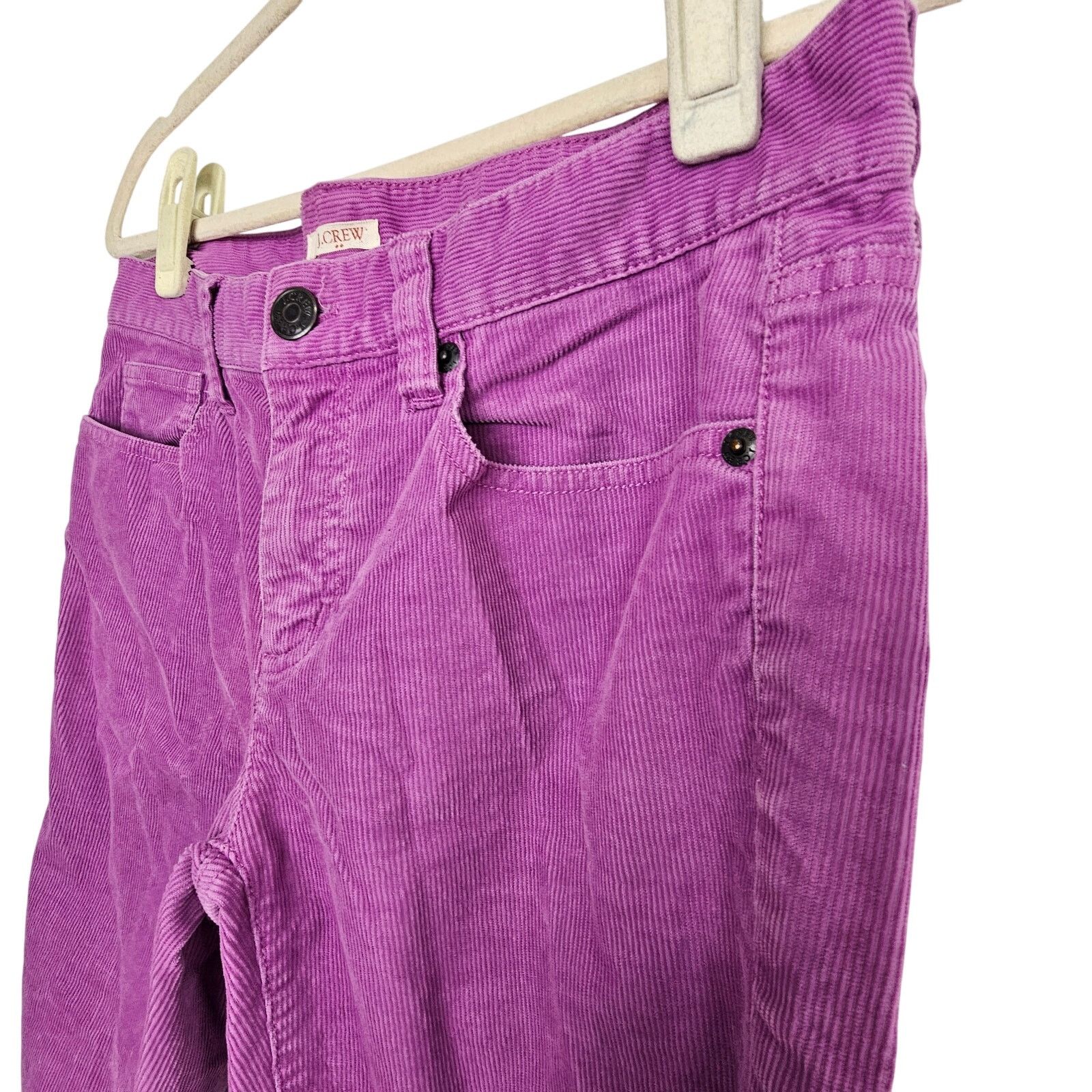 J.Crew J Crew Womens Matchstick Straight Leg Corduroy Pants Y2K 28 Size 30" / US 8 / IT 44 - 4 Thumbnail