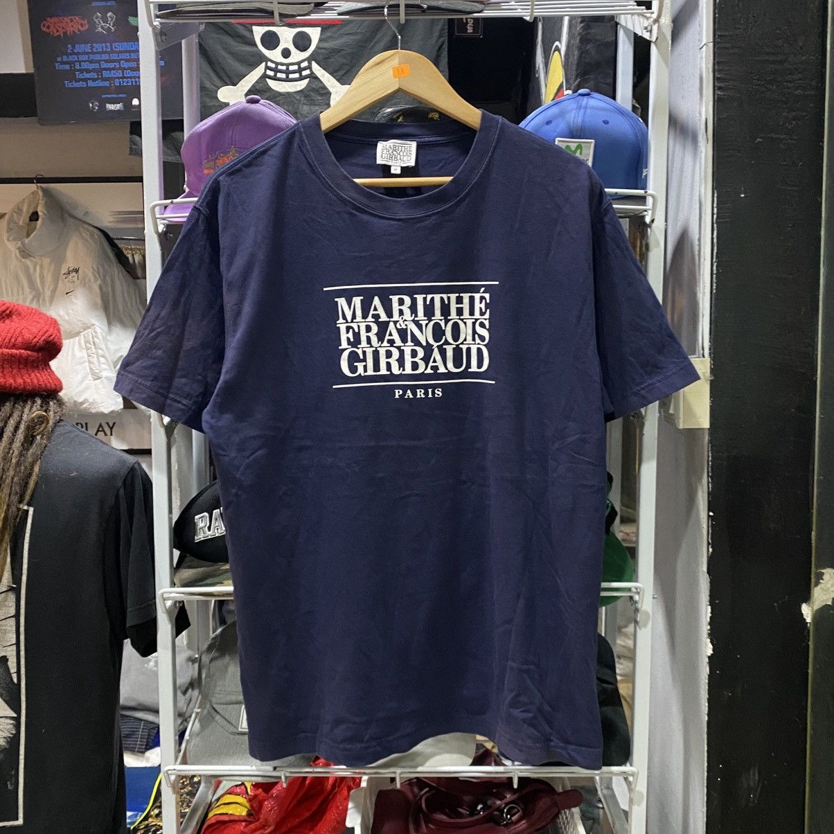 Marithe Francois Girbaud Paris Spell Out T shirt