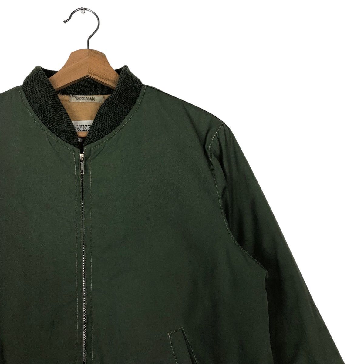 Japanese Brand 🔥Vintage Bomber Jacket Wiseman Military Design Issey Miyake Size US XL / EU 56 / 4 - 5 Thumbnail