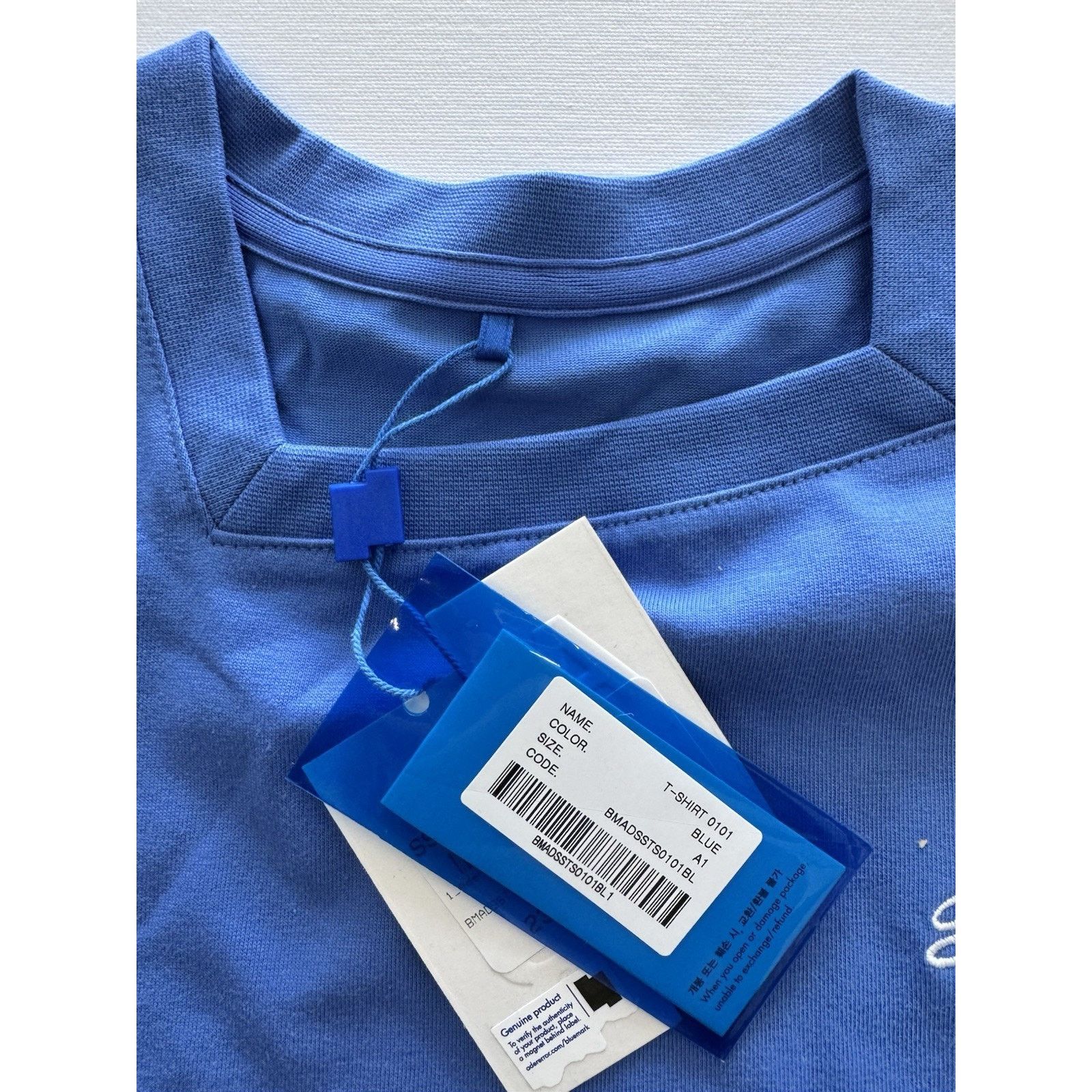 Ader Error ADER ERROR Blue Dancy T-Shirt Size A1 Blue NWT small Size US S / EU 44-46 / 1 - 8 Thumbnail