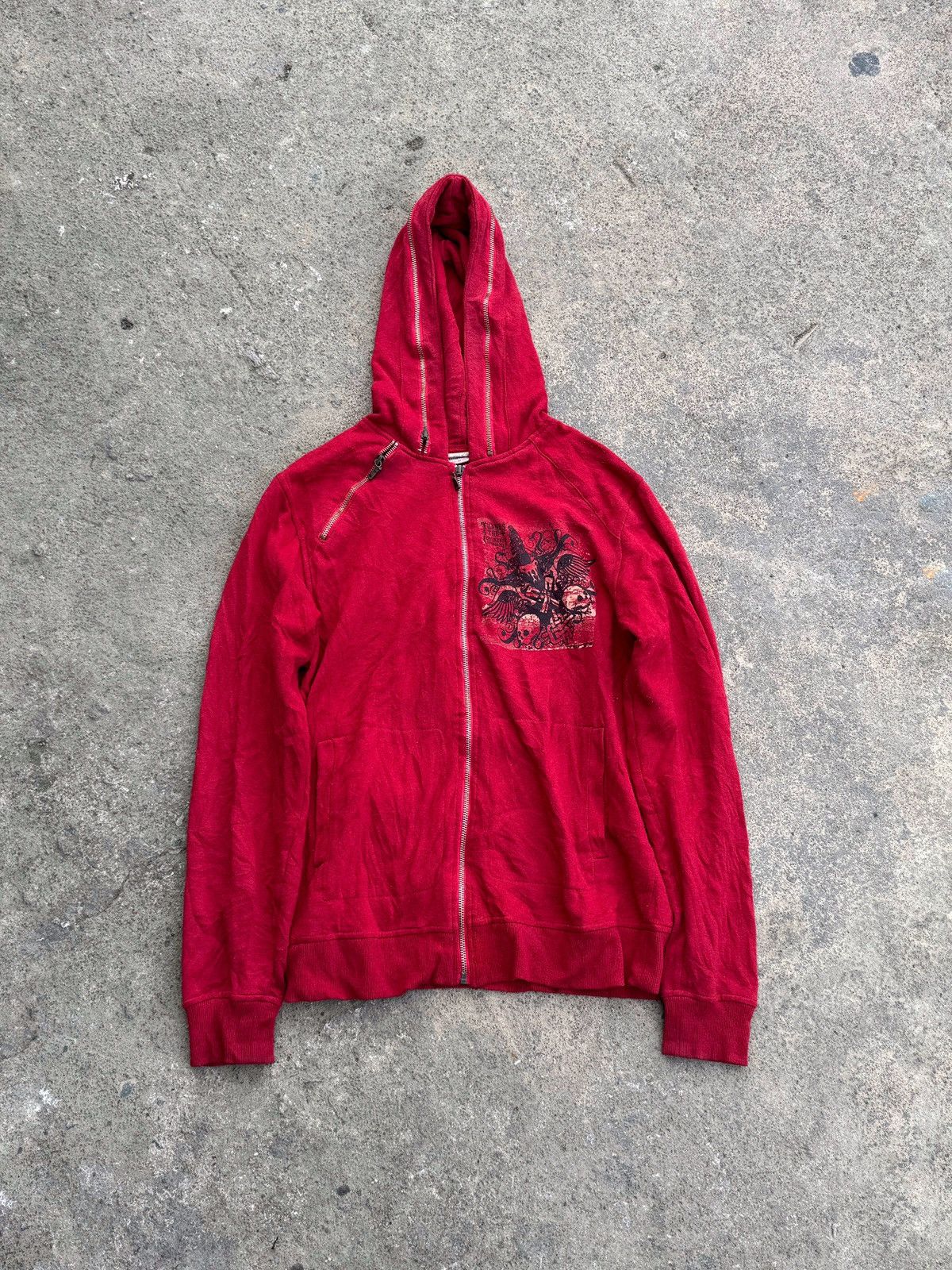 Archived Zipper Hoodie Skulls Well Spring Japanese Lgb