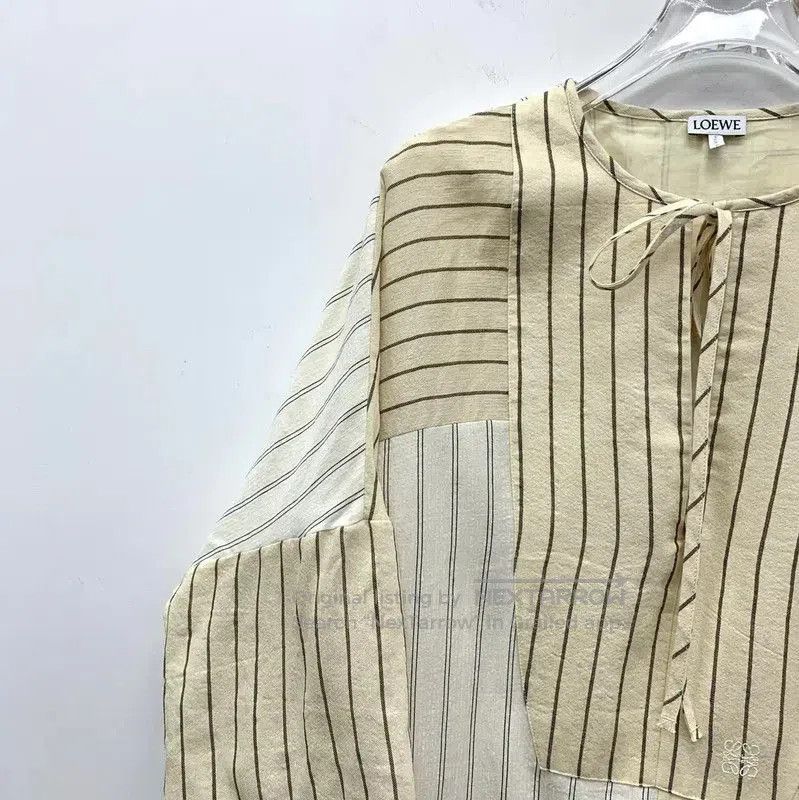 Loewe Loewe Color-Block Linen Dress in XS Size . Size XS / US 0-2 / IT 36-38 - 2 Thumbnail