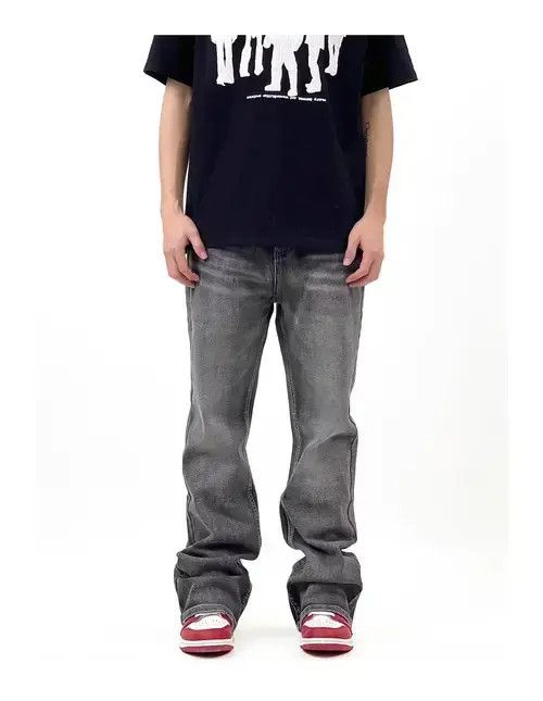 Designer × Japanese Brand × Jean y2k faded hiphop baggy flared jeans Size US 30 / EU 46 - 2 Thumbnail