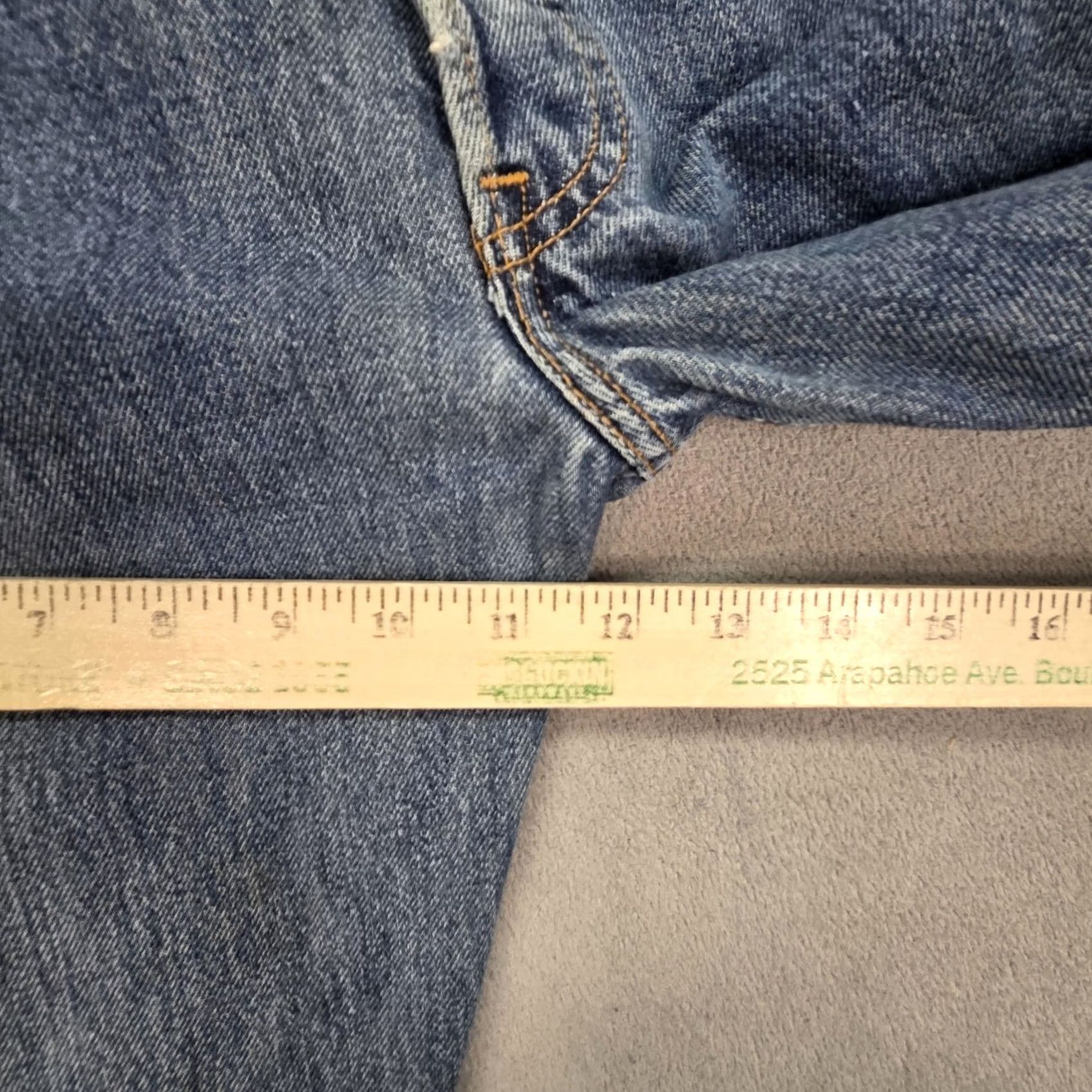 Levi's VTG Levi's 501 Jeans Mens Straight 30x28 Blue Denim 90s Stains Altered Hem Vintage Fits Mens Size US 30 / EU 46 - 6 Thumbnail