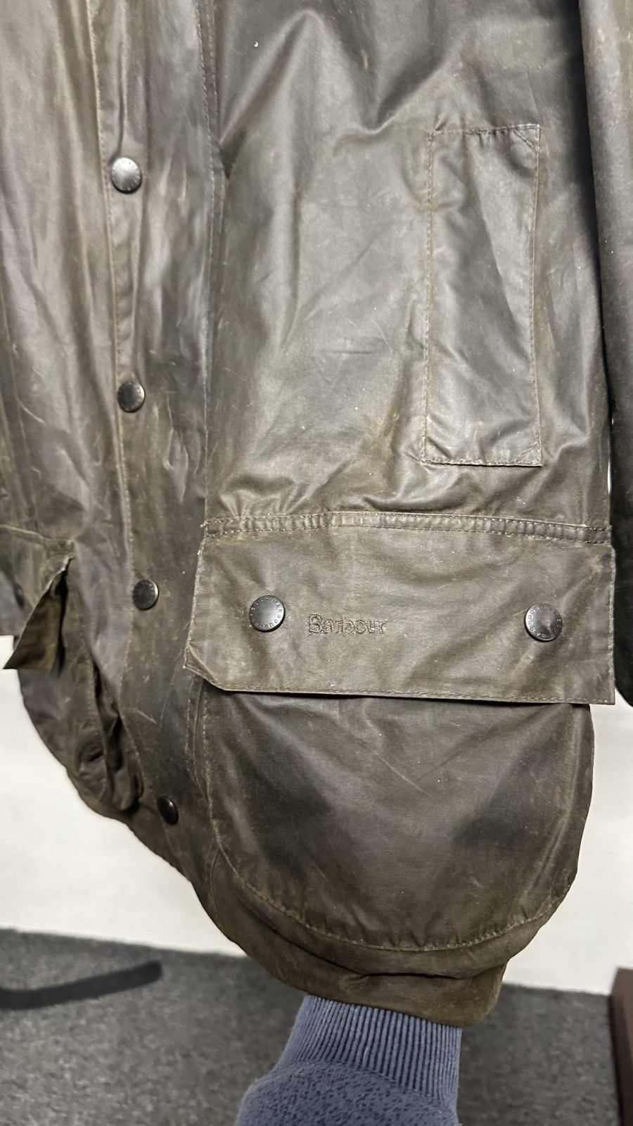 Barbour Barbour Classic Beaufort Waxed Plaid Lined Olive Jacket Size US M / EU 48-50 / 2 - 8 Thumbnail