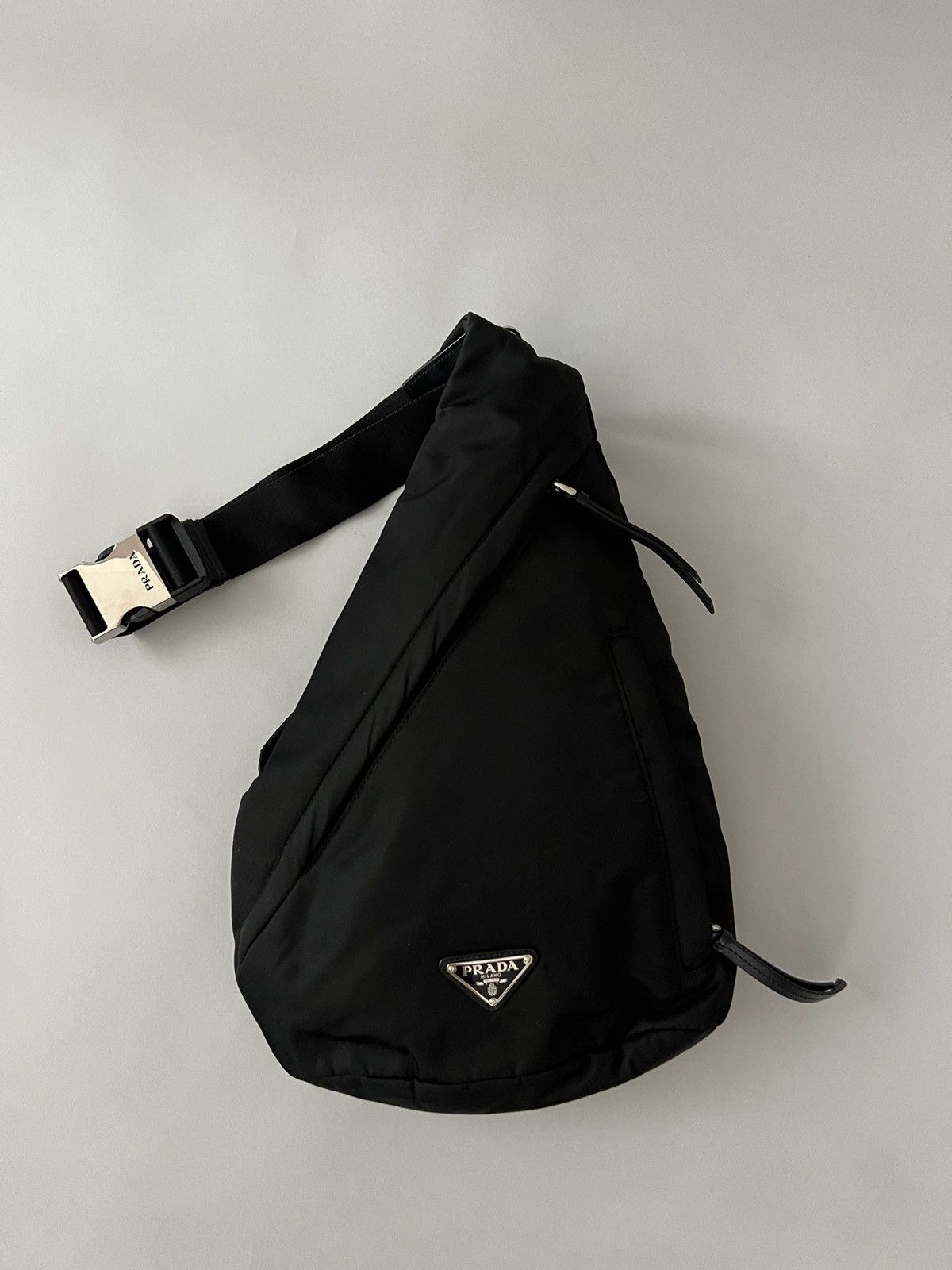 Prada Prada Re-Nylon and leather backpack Size ONE SIZE - 3 Thumbnail