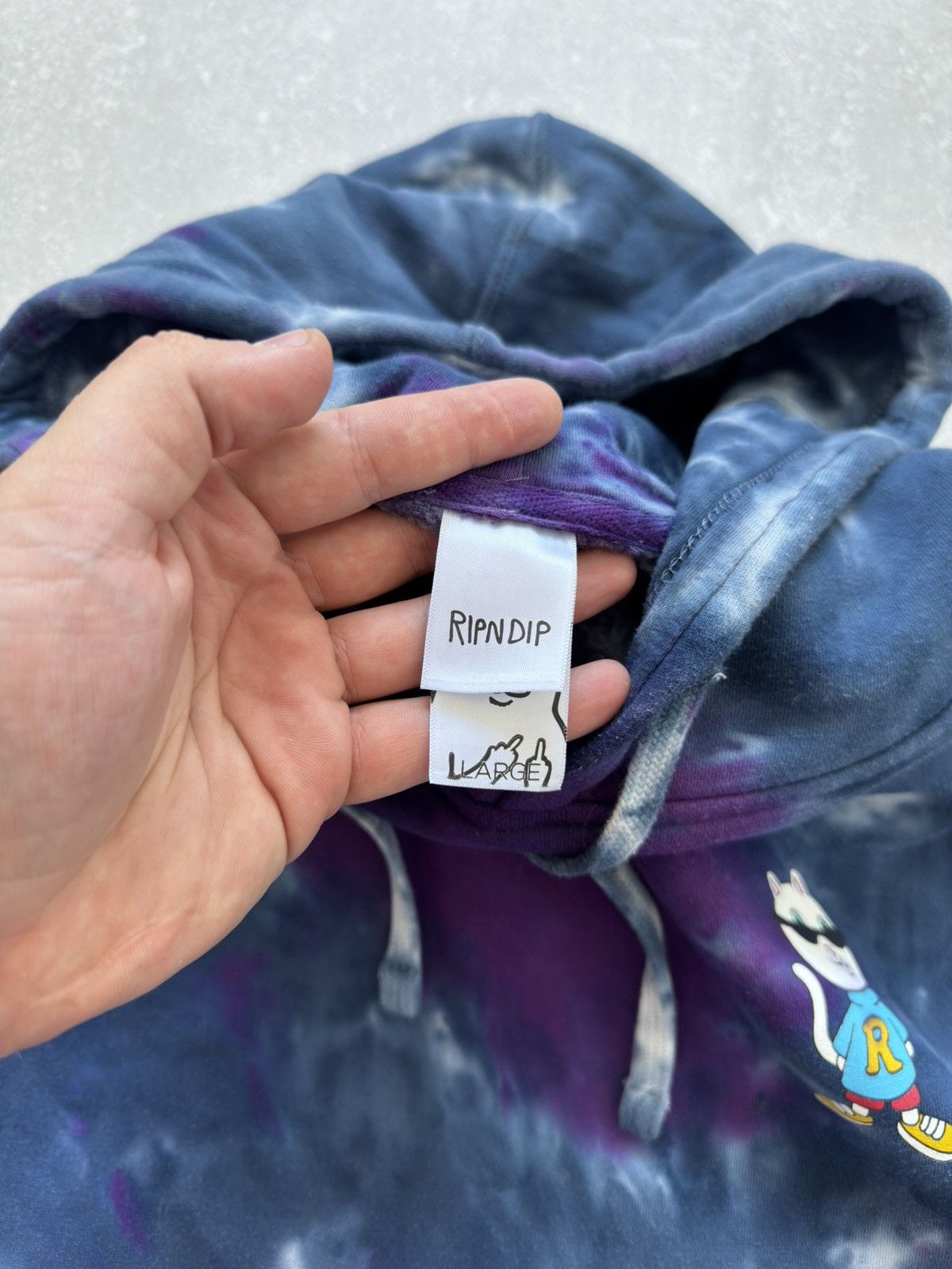 RIPNDIP Ripndip Nerm And The Gang Hoodie Tie Dye Streetwear Y2K Size US L / EU 52-54 / 3 - 9 Thumbnail