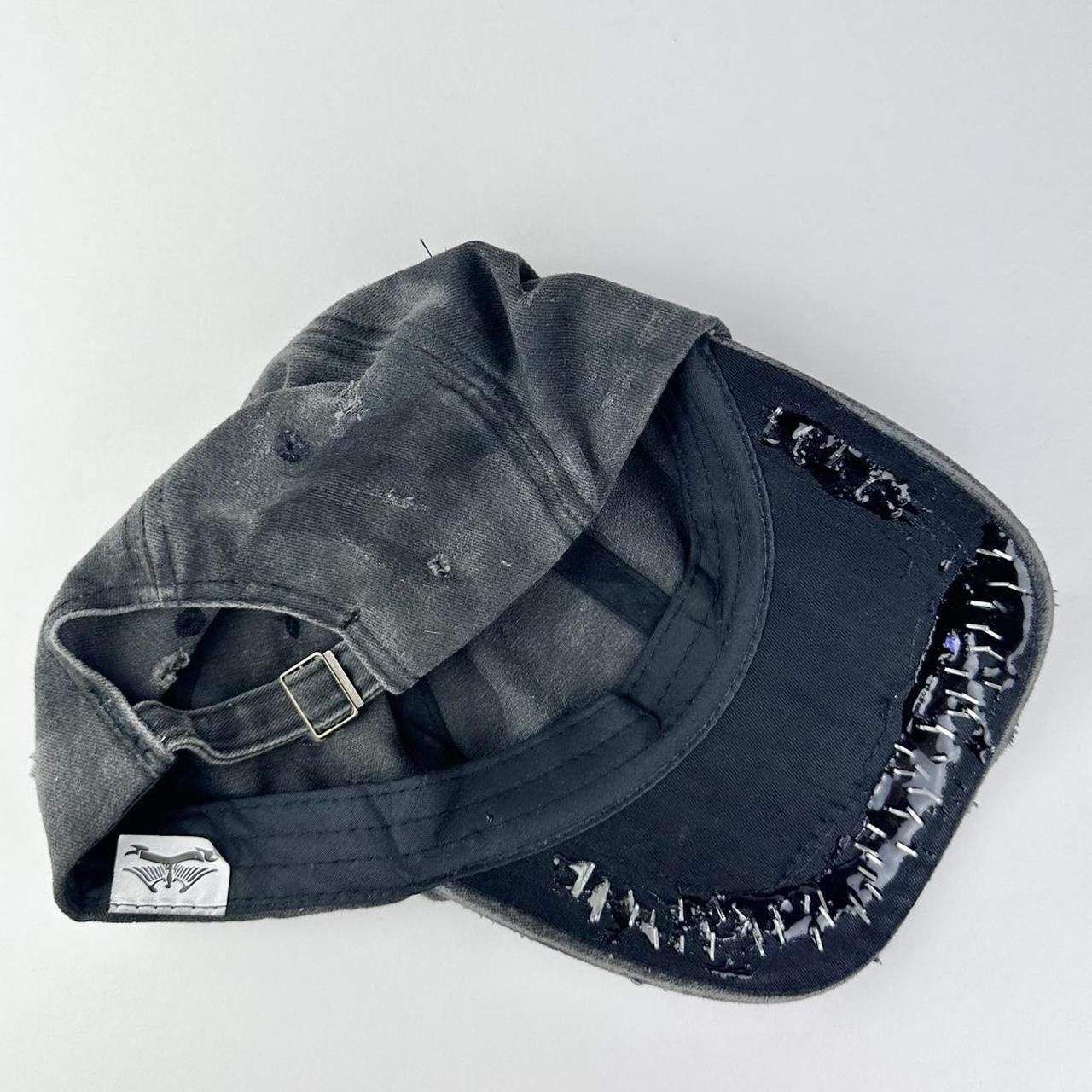 Other ASTROBOI* 'Stitched Up' Black Indie Resin Hat Size ONE SIZE - 7 Thumbnail