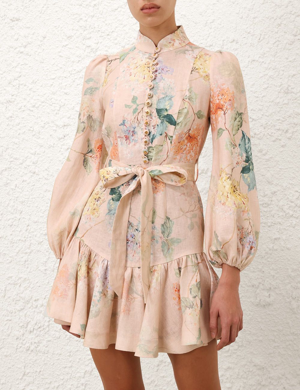 Zimmermann Illuminate Peplum Mini Dress Size M / US 6-8 / IT 42-44 - 3 Thumbnail
