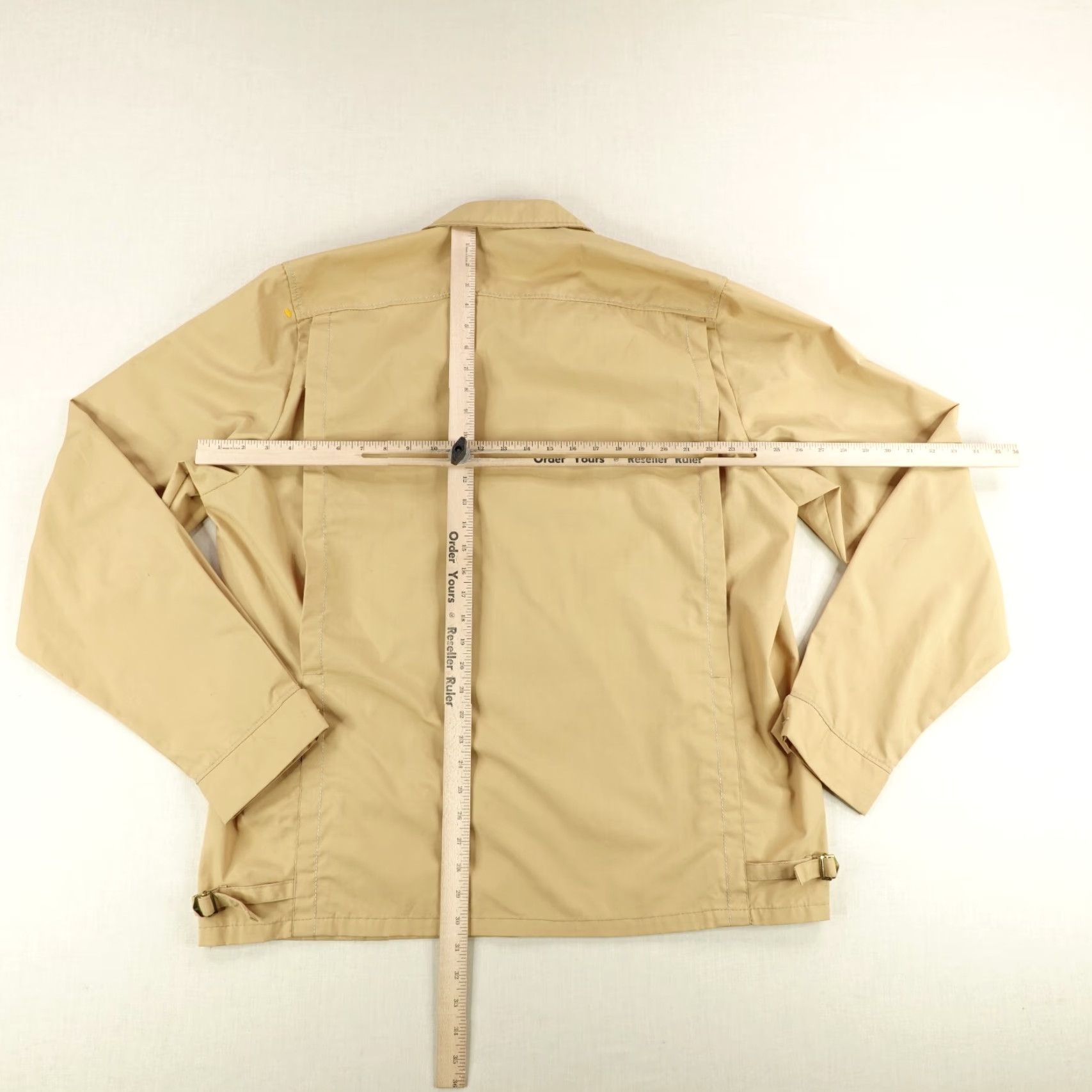 Vintage VINTAGE Derby San Francisco Jacket Mens 2XLT Tall Bomber Coat Full Zip Khaki 80s Outdoor Size US XXL / EU 58 / 5 - 7 Thumbnail