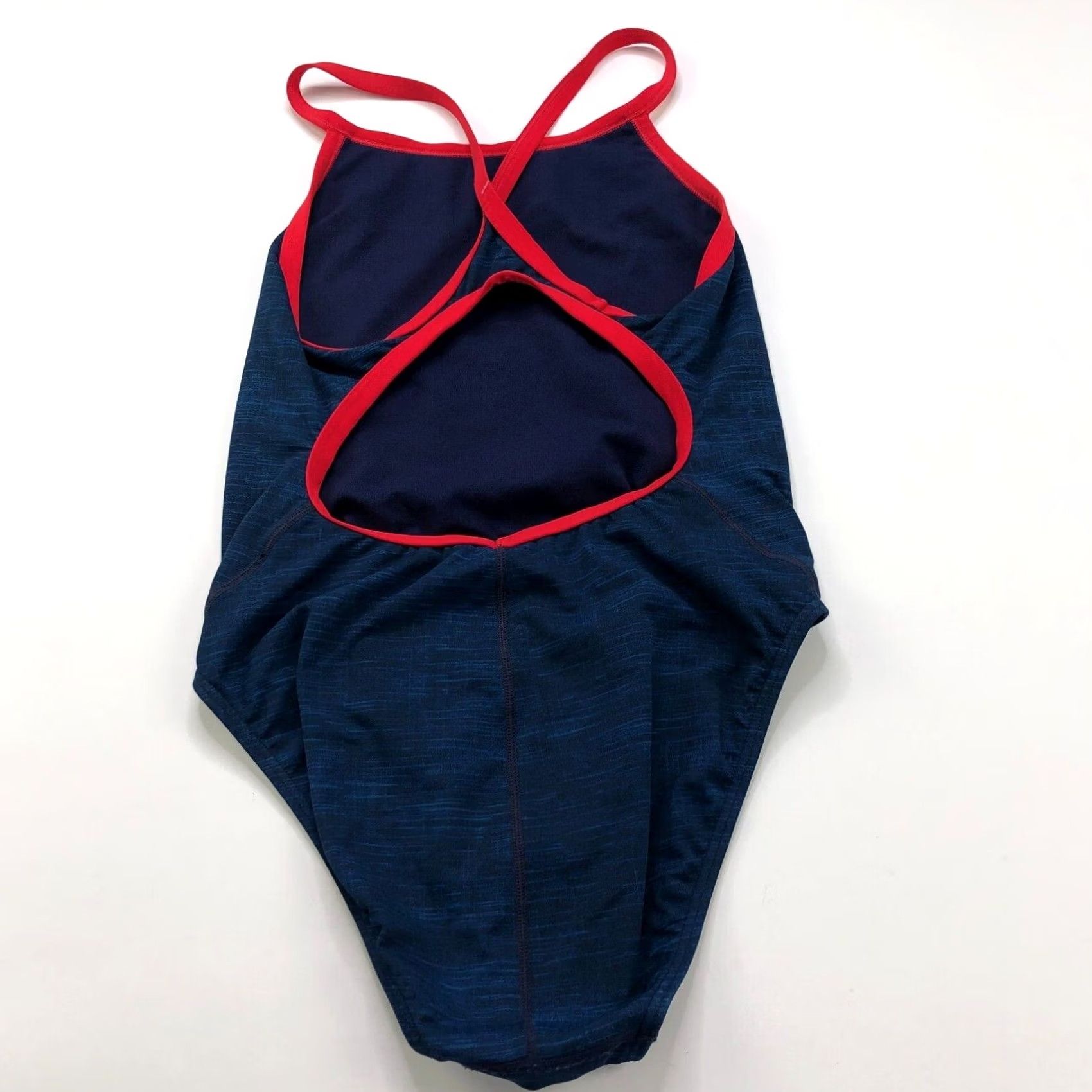 Vintage TYR One Piece Sport Racerback Swimming Blue Woman One Size Regular Solid Pattern Size ONE SIZE - 5 Thumbnail