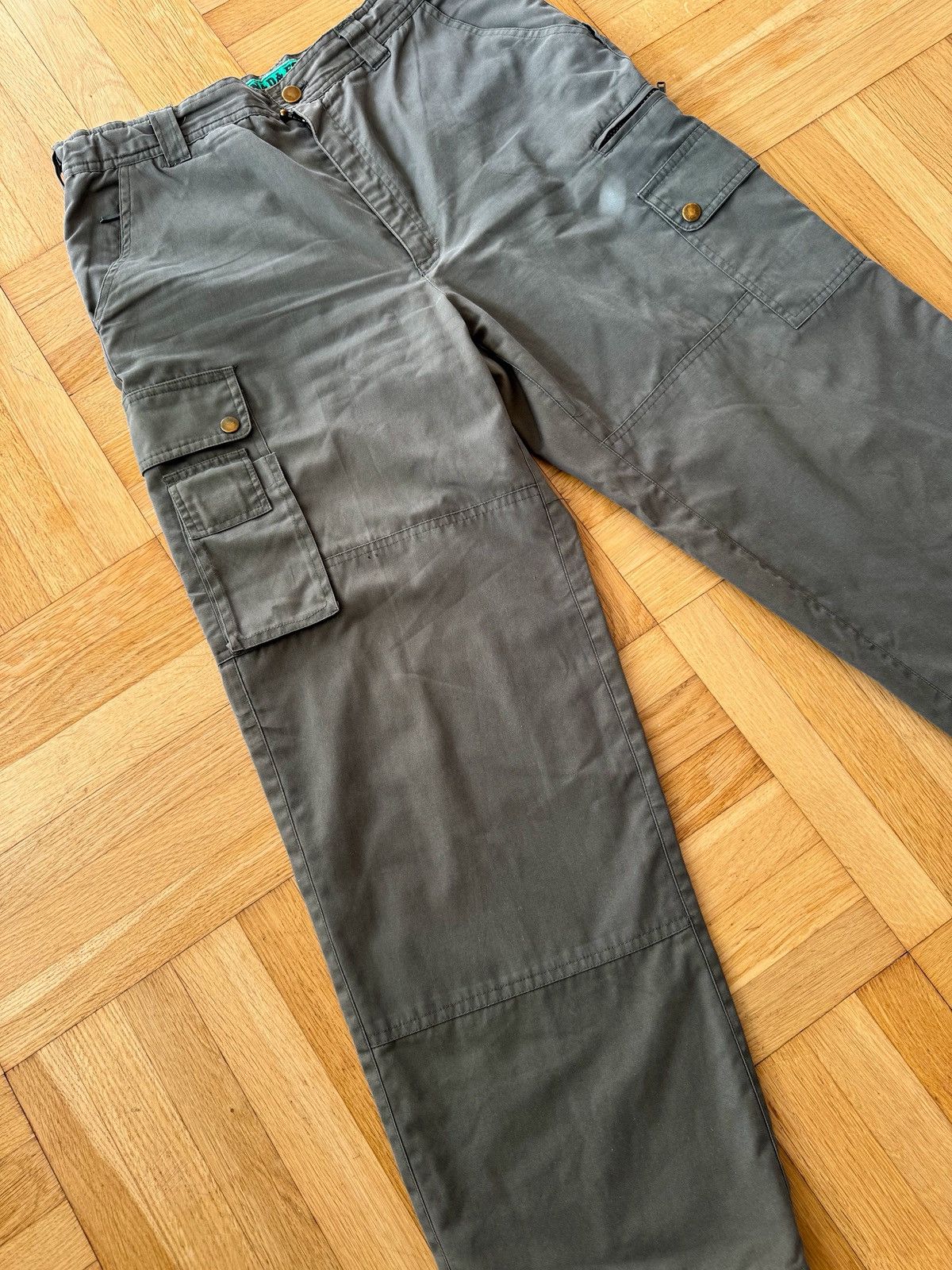 Other Vintage Wide-Leg Cargo Pants / Gorpcore Style /Archive 🔥 Size US 34 / EU 50 - 2 Thumbnail