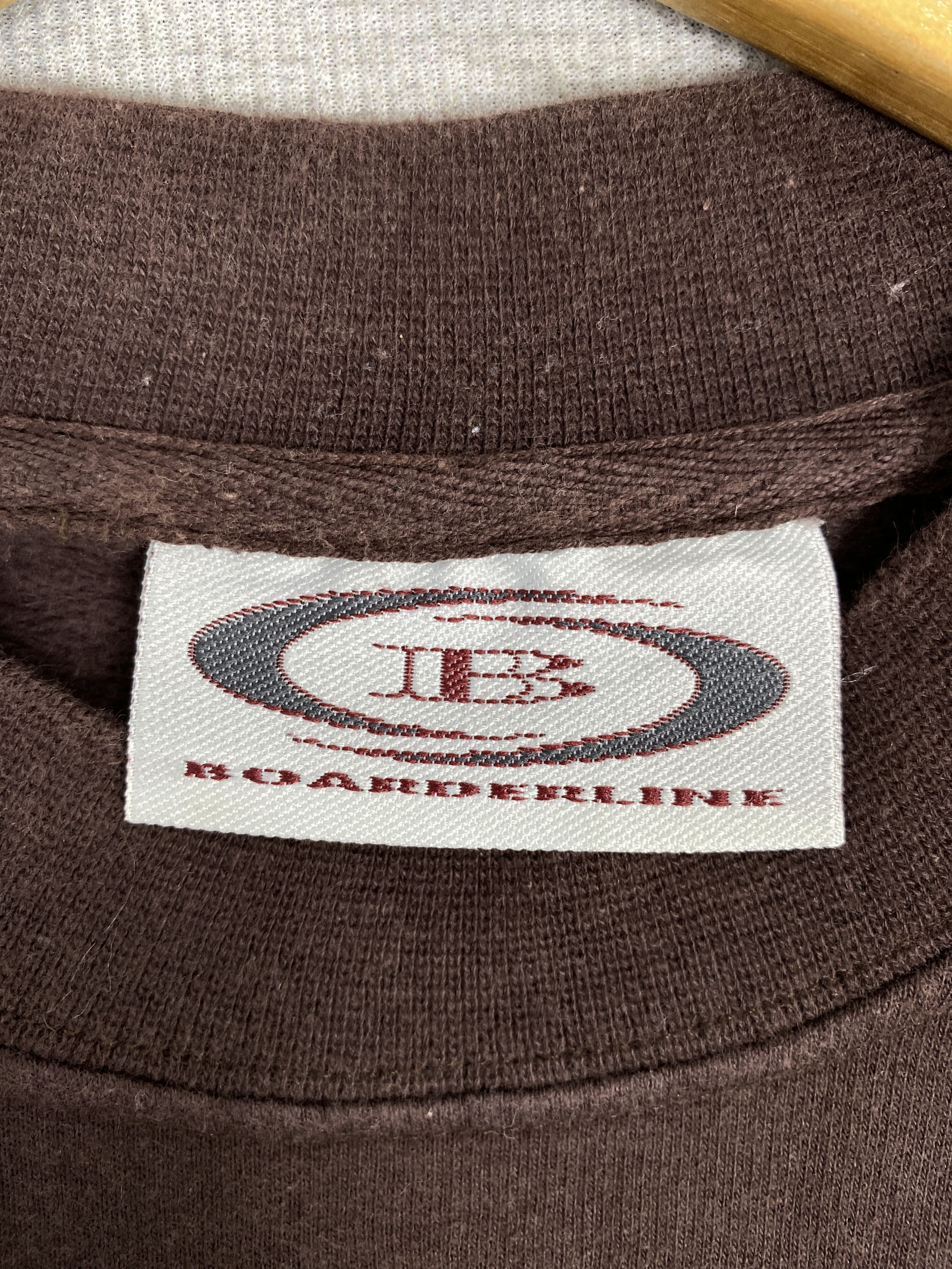 Japanese Brand Vintage Boarderline Sweatshirts Size US M / EU 48-50 / 2 - 5 Thumbnail