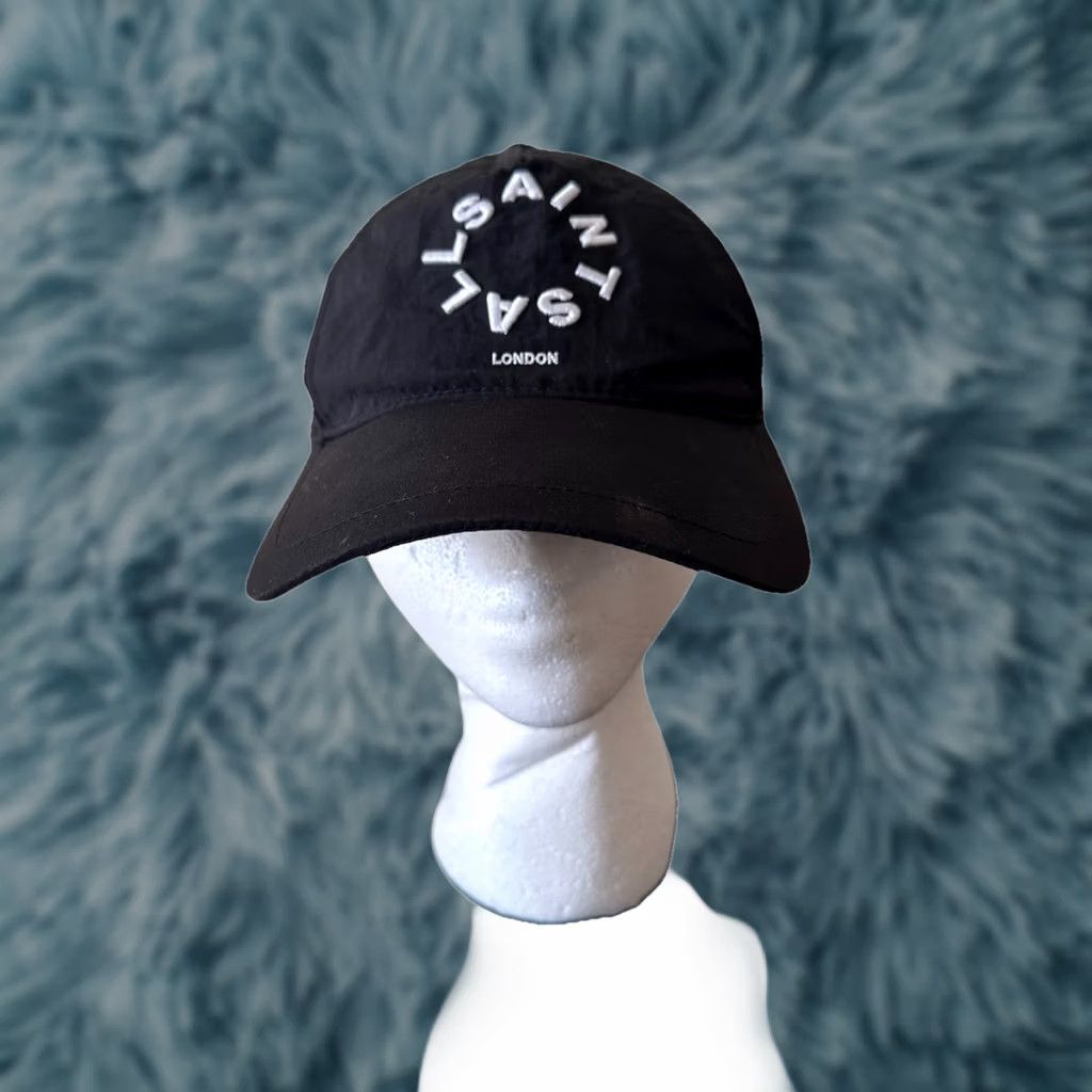 Allsaints AllSaints Black Nylon Adjustable Baseball Cap Hat Men One Size London Cap Accessories Size ONE SIZE - 1 Thumbnail