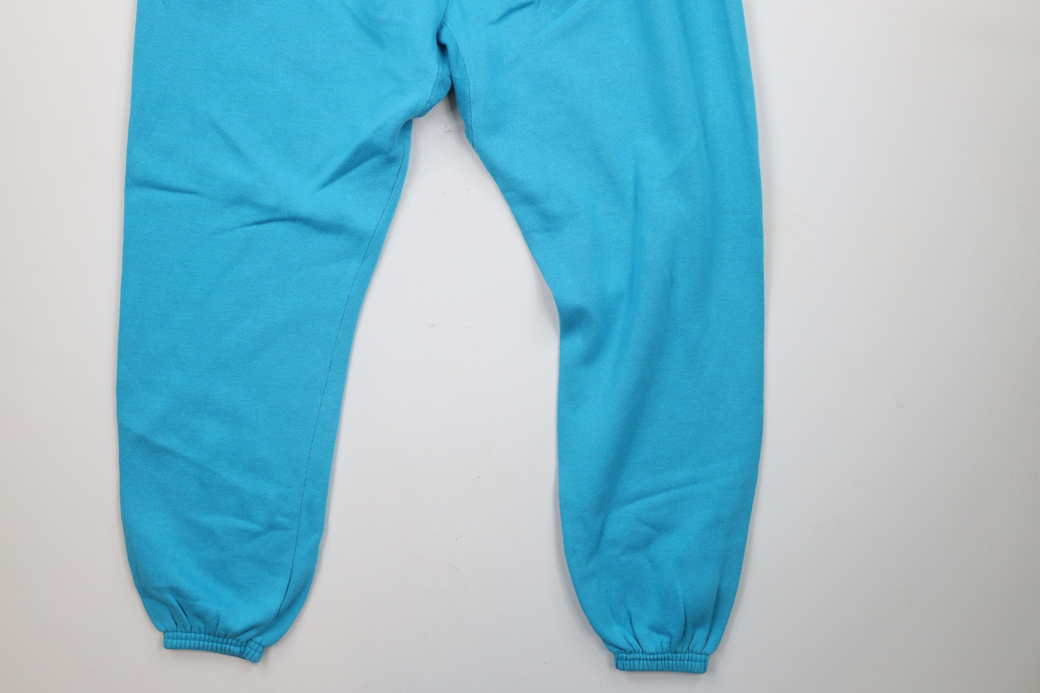 Vintage Vintage 70s 80s Streetwear Sweatpants Joggers Blue USA Size US 36 / EU 52 - 11 Thumbnail