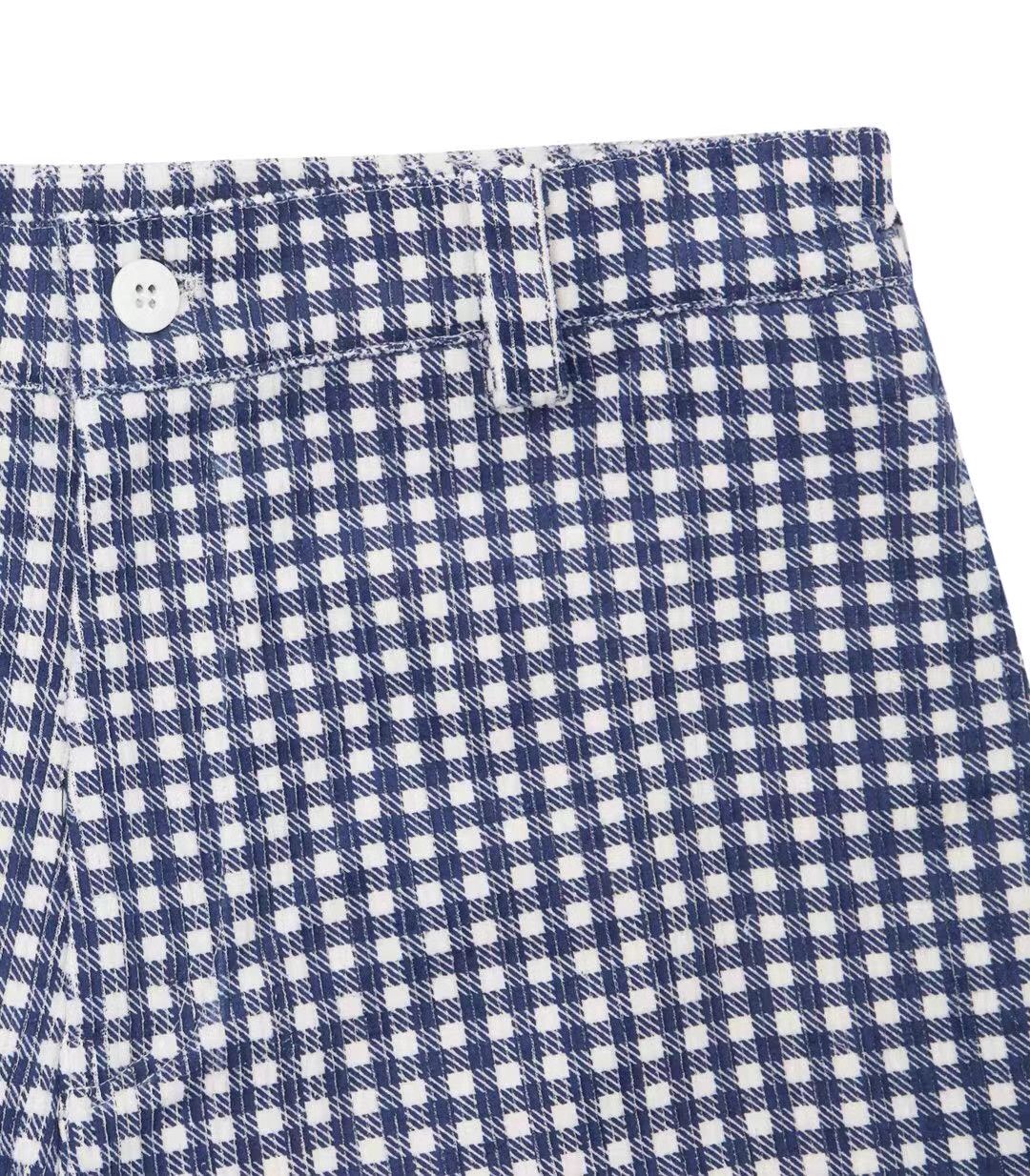 Billionaire Boys Club Billionaire Boys Club Blue and White Plaid Shorts Size US 34 / EU 50 - 3 Thumbnail