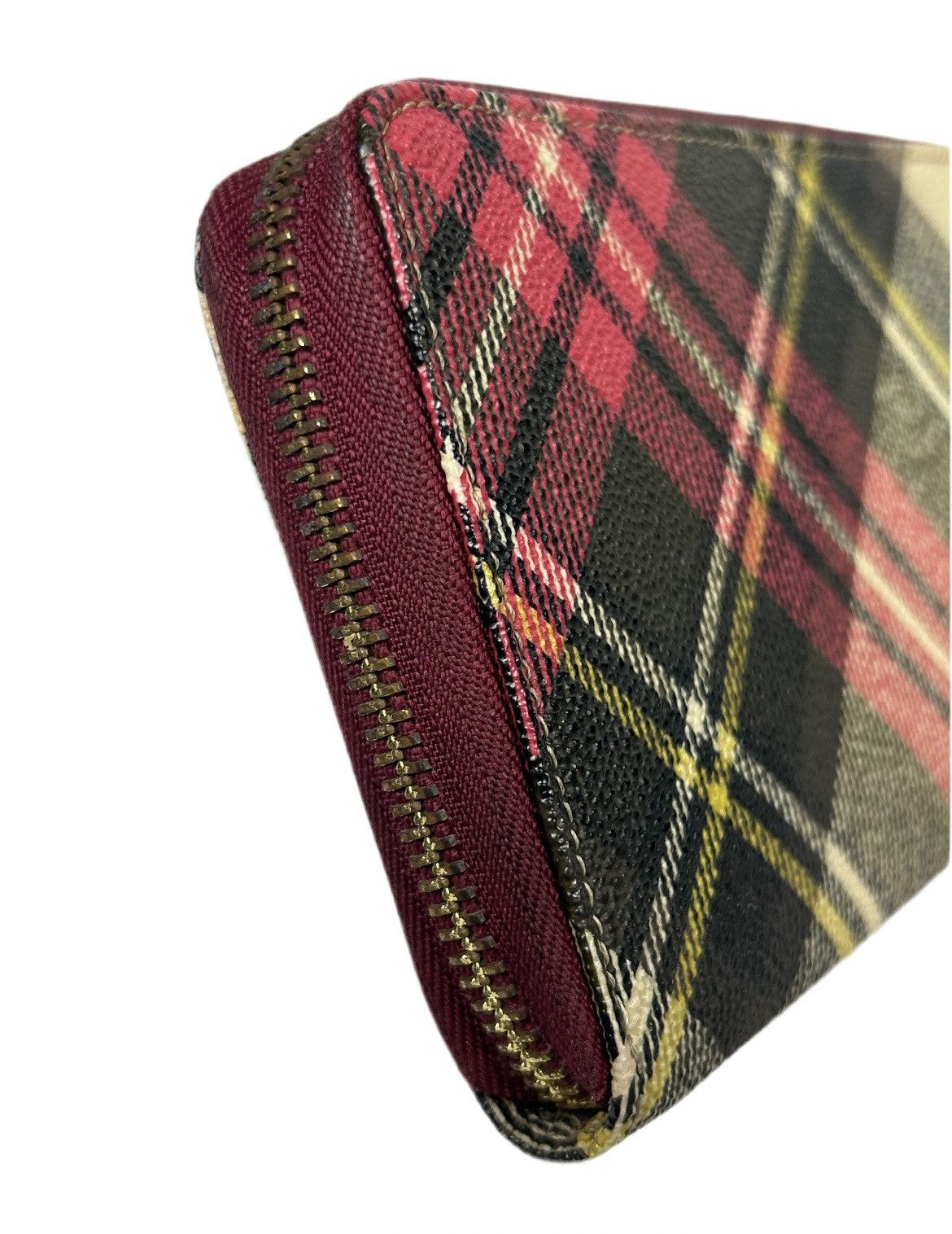 Vivienne Westwood Tartan Orb Zippy Wallet Size ONE SIZE - 6 Thumbnail