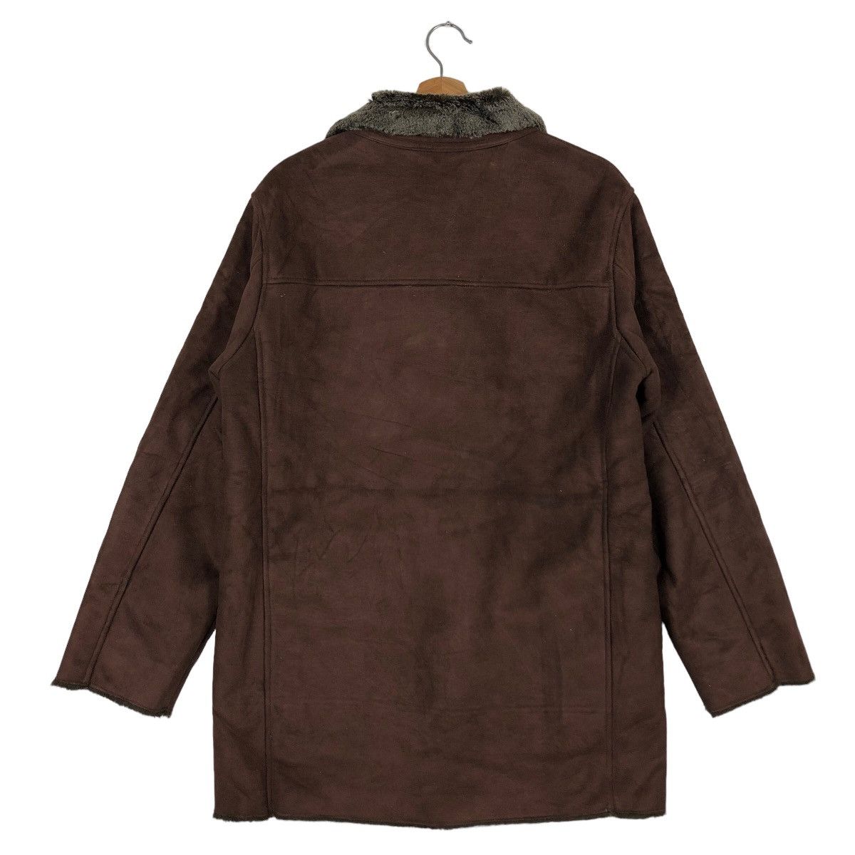 Japanese Brand 🔥90’s Suede Mink Fur Lining Jacket Cox Issey Miyake Japan Size US M / EU 48-50 / 2 - 8 Thumbnail