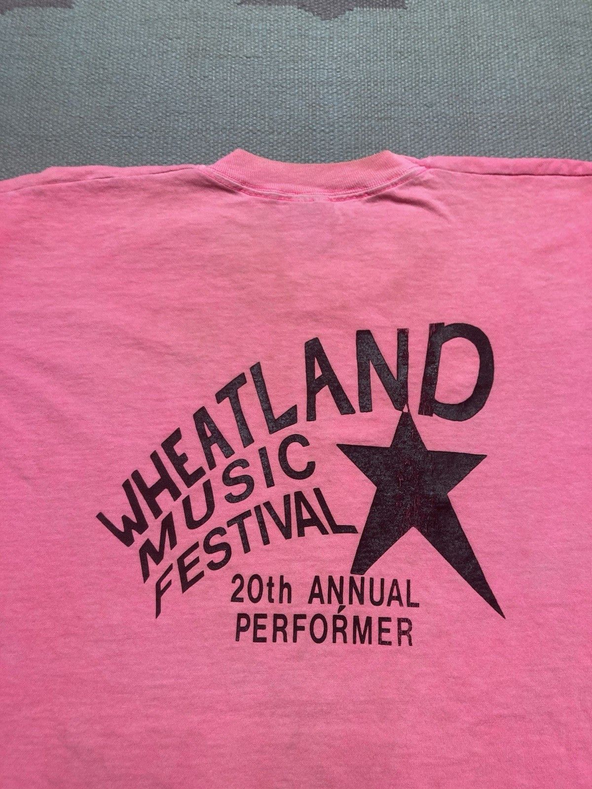 Vintage 90s t shirt wheatland music festival Michigan bluegrass XL Size US XL / EU 56 / 4 - 9 Thumbnail