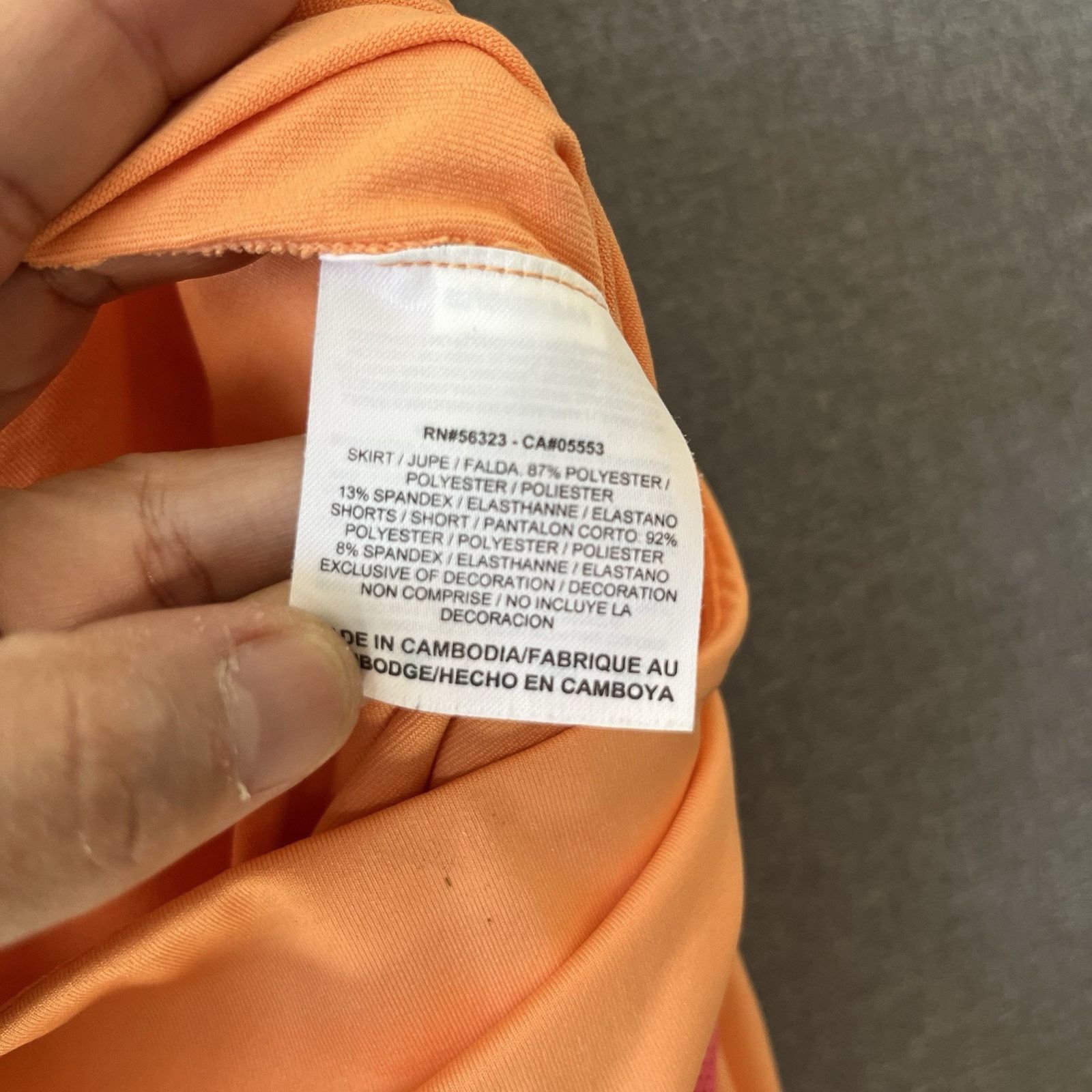 Nike Nike Dri Fit Skirt Skort Women’s Pink Peach Large Size 34" / US 12 / IT 48 - 6 Thumbnail