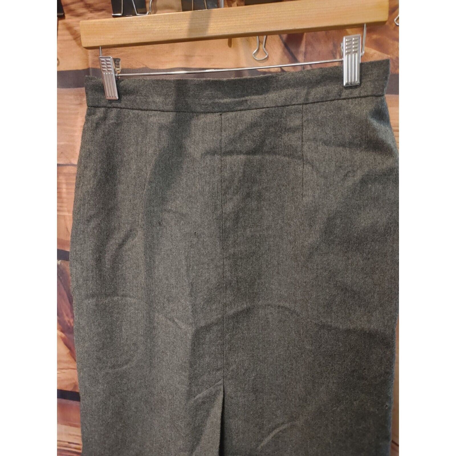 Jones New York Jones New York Women's Gray A-Line Pencil Skirt 12 Size 34" / US 12 / IT 48 - 2 Thumbnail