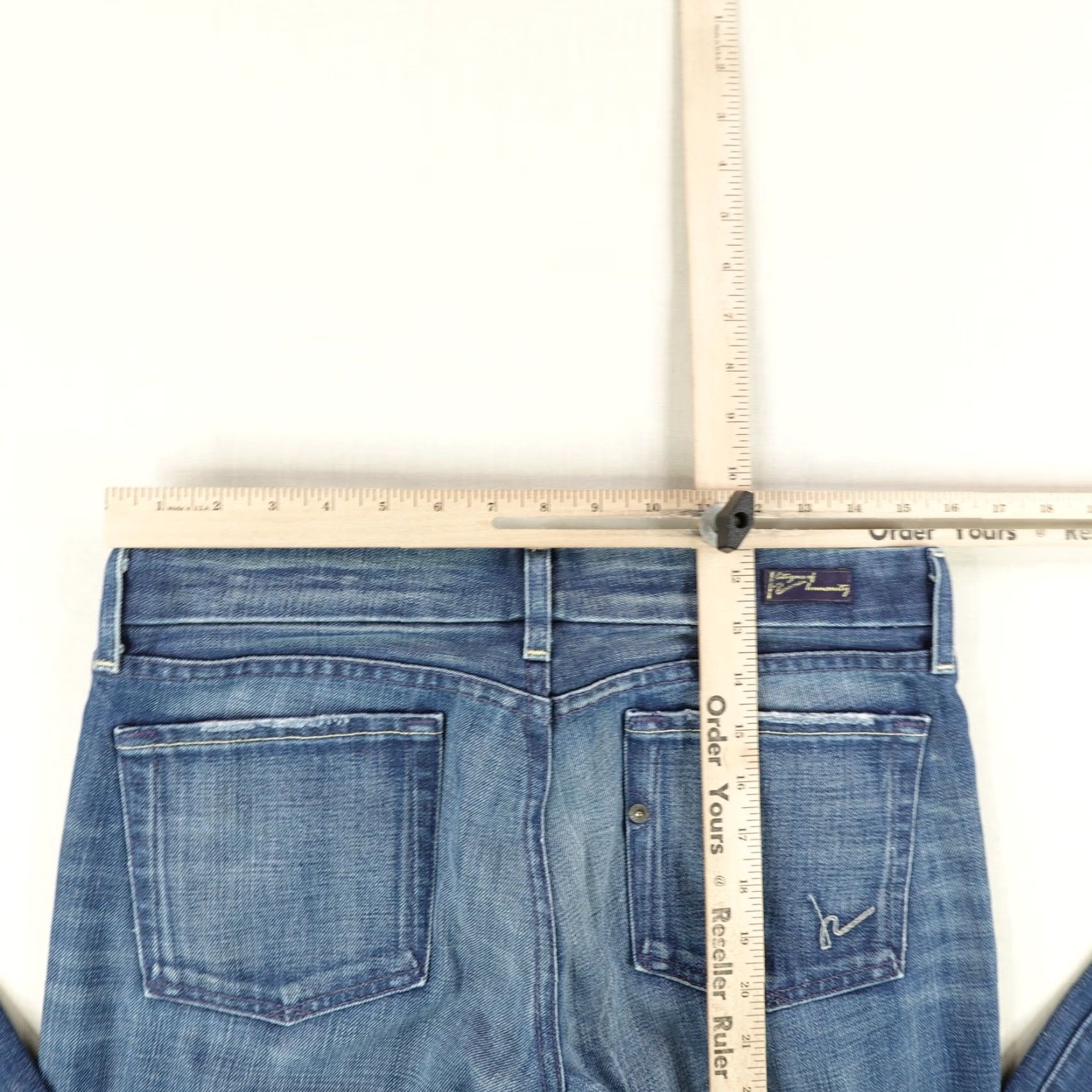 Citizens Of Humanity VINTAGE Citizens of Humanity Jeans Womens 29 Blue Denim Flare Leg Low Rise 100% Cotton Made USA Womens Jeans Size 29" - 7 Thumbnail