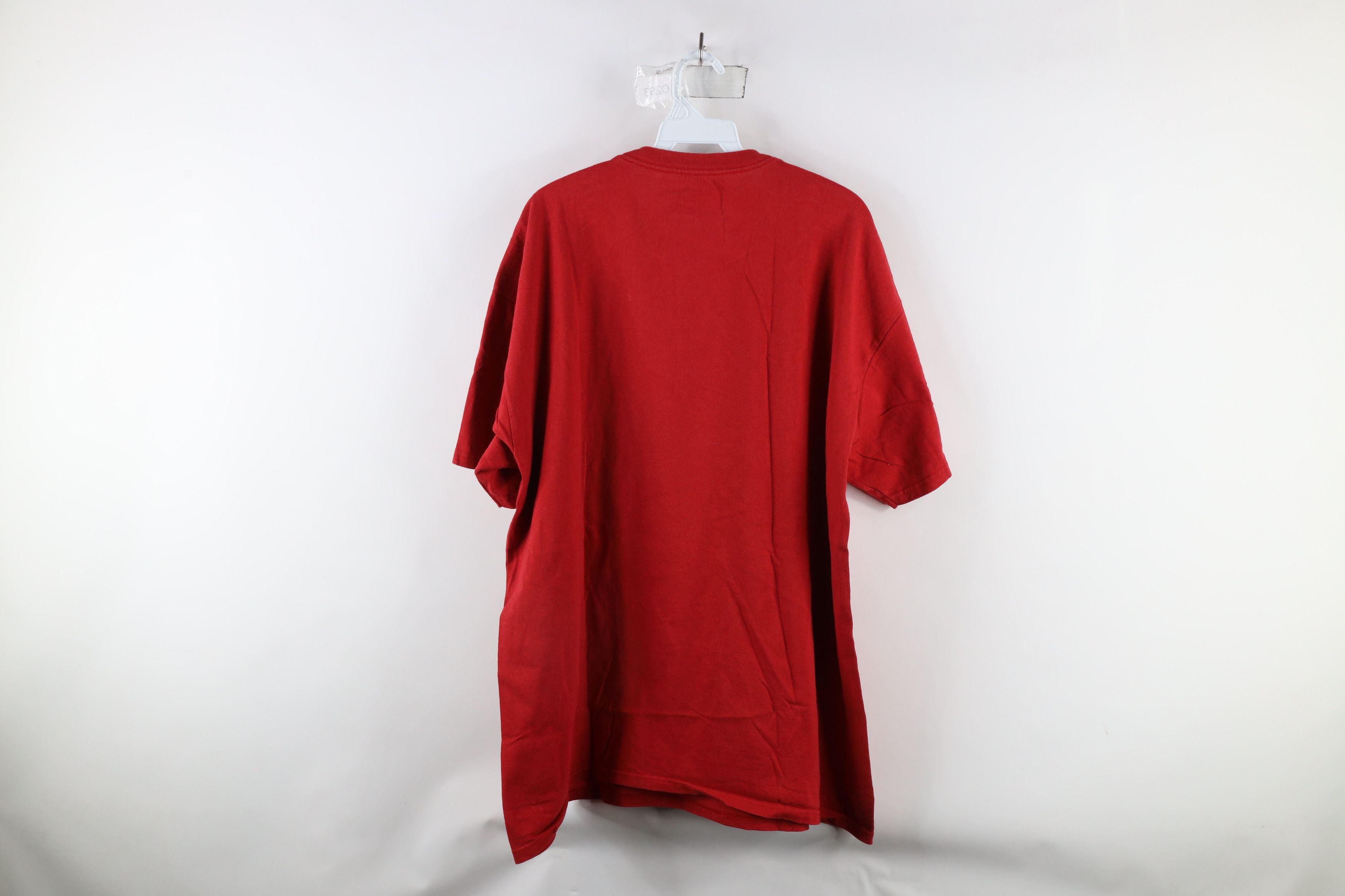 Nike × Vintage Vintage Nike Scott Mini Swoosh Short Sleeve T-Shirt Red Size US XL / EU 56 / 4 - 7 Thumbnail