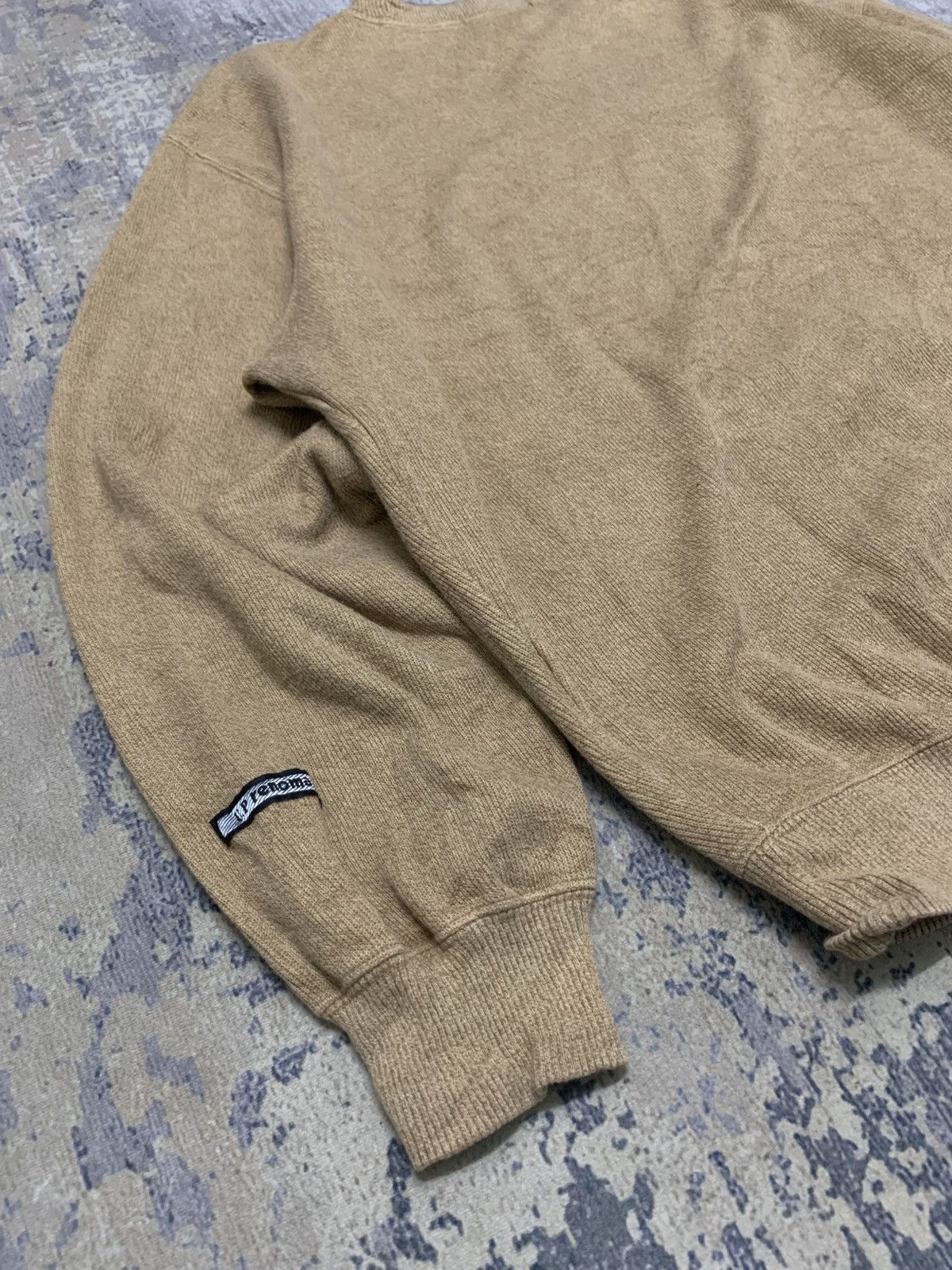 Japanese Brand Vintage 90s U.P. Renoma Uniforme Prestige Sweatshirt Tan M Size US L / EU 52-54 / 3 - 6 Thumbnail