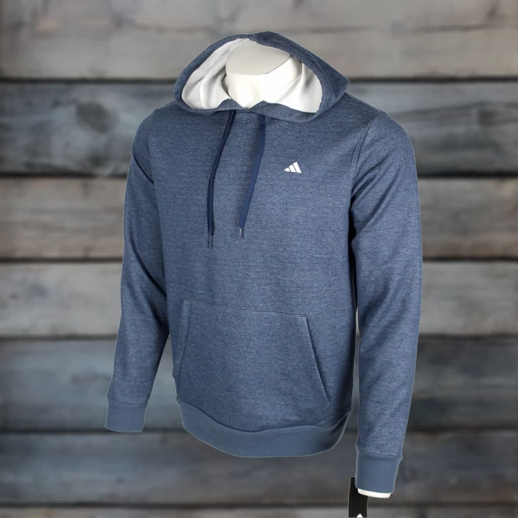 Adidas Adidas Men's Go To Hoodie Sweatshirt M Medium Crew Navy Heather Crewneck Hoodie blue Heather Navy Size US M / EU 48-50 / 2 - 1 Thumbnail