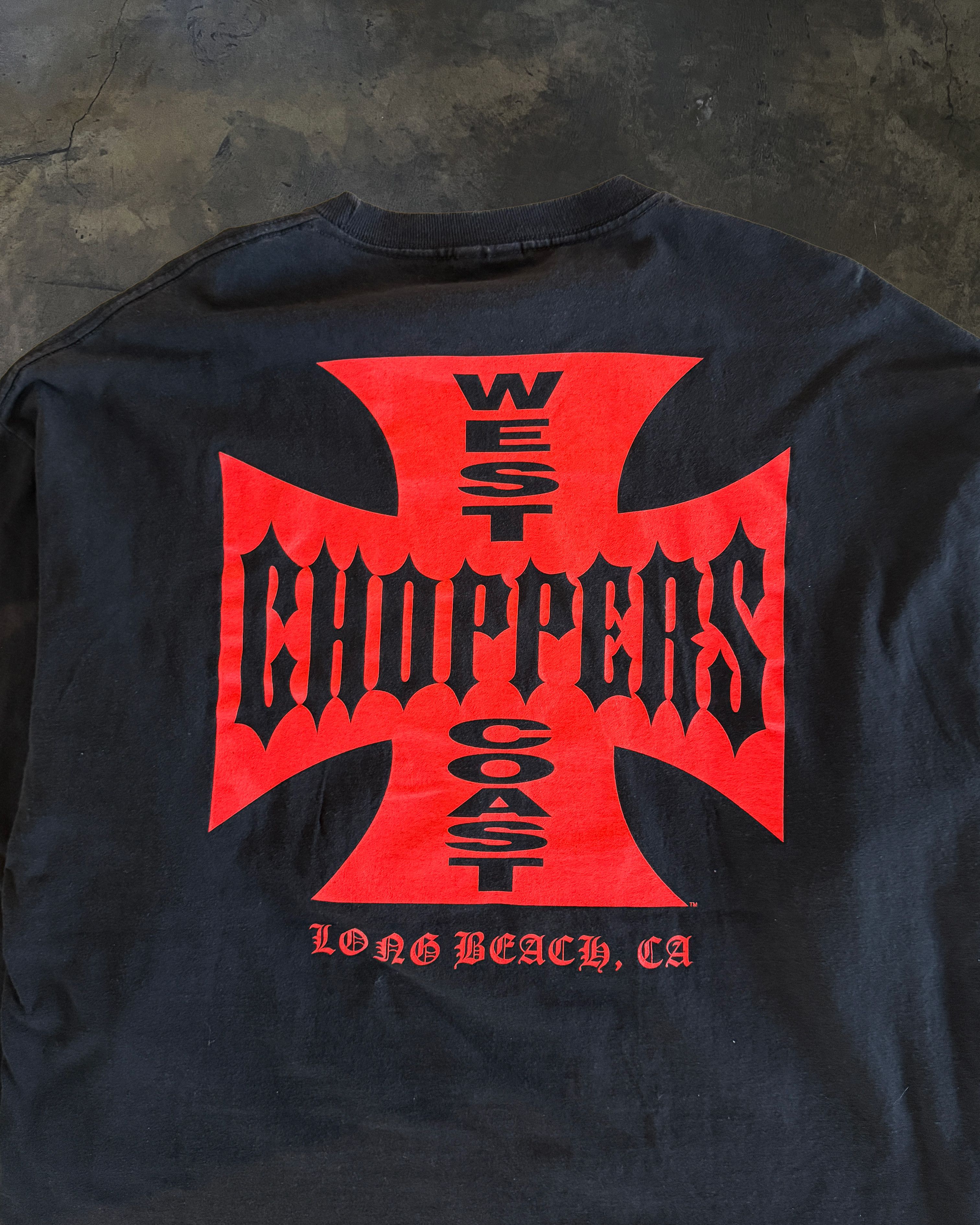 West Coast Choppers 2000's BLACK WEST COAST CHOPPERS LONG SLEEVE Size US XXL / EU 58 / 5 - 5 Thumbnail