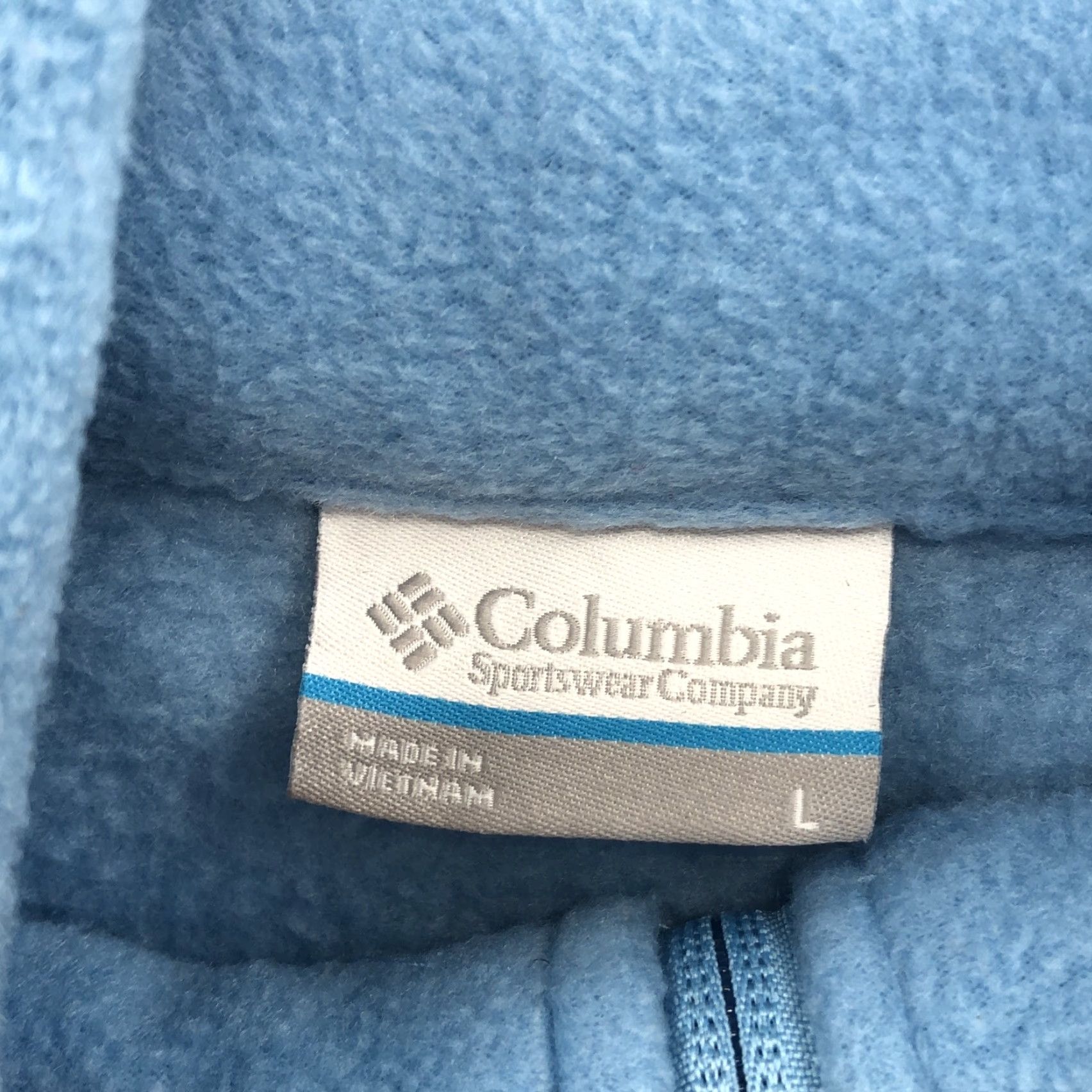 Vintage VINTAGE Columbia Women's Fleece Jacket Size Large Blue Full Zip Activewear Outdoor Fall Winter Size L / US 10 / IT 46 - 3 Thumbnail