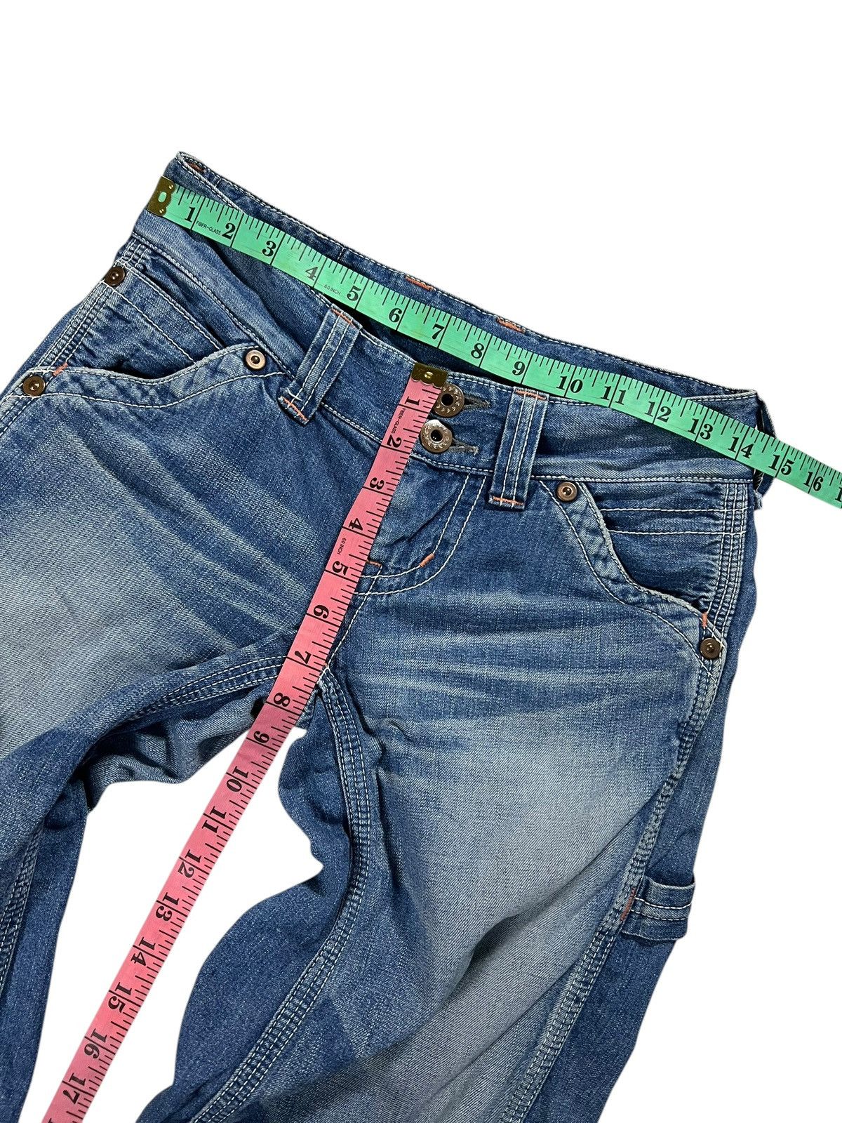 If Six Was Nine × Johnbull × KOJIMA GENES Vintage John Bull Worker Denim Pants Very Rare Size 28" / US 6 / IT 42 - 18 Thumbnail