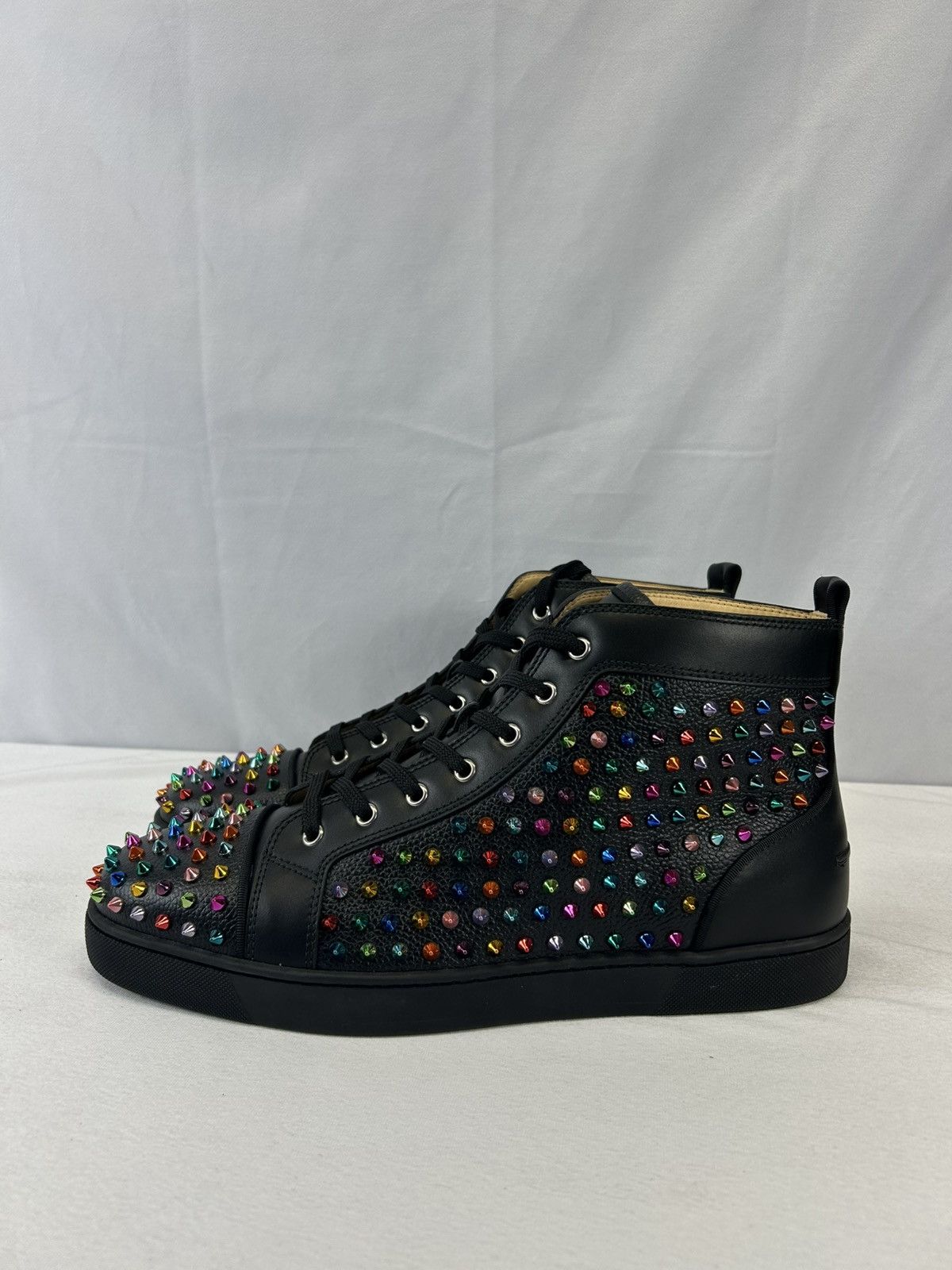 Christian Louboutin CHRISTIAN LOUBOUTIN Louis Spikes Boum Boum Leather Sneakers Size US 15 / EU 48 - 1 Thumbnail