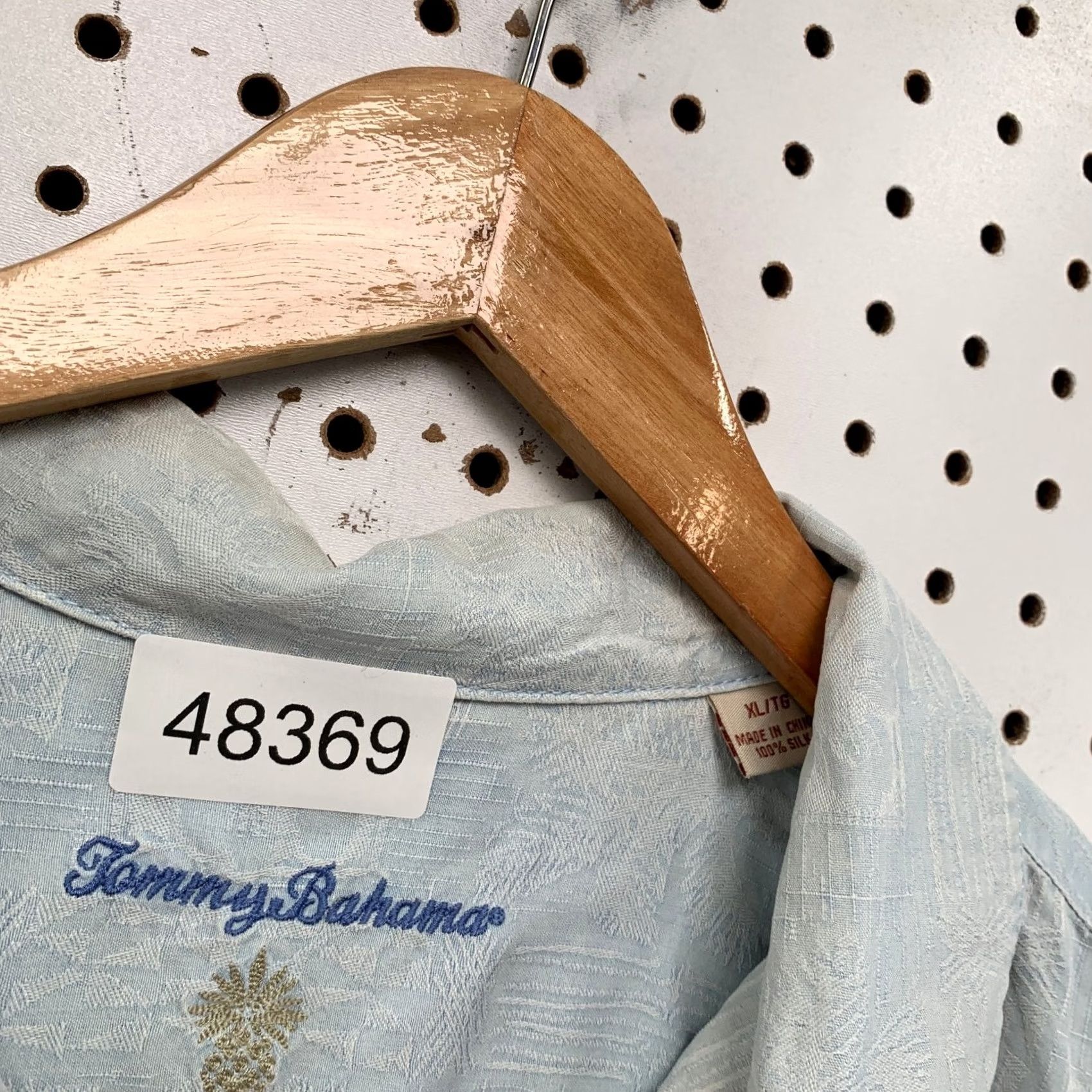 Tommy Bahama Tommy Bahama Silk Button Shirt Mens XL Blue All Over Floral Print Shirt Size US XL / EU 56 / 4 - 3 Thumbnail