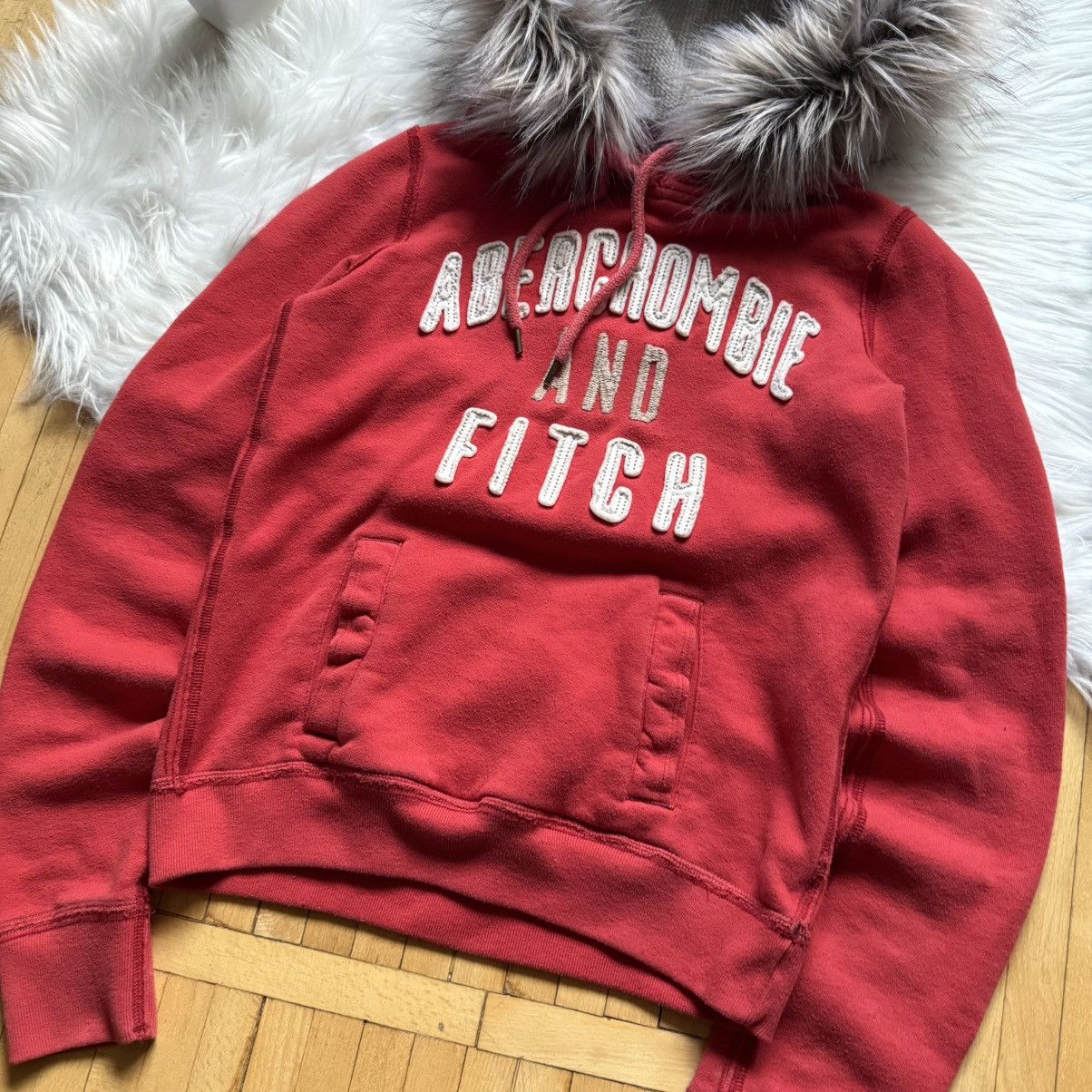Abercrombie & Fitch 📌Vintage Y2K Abercrombie & Fitch Avant Garde Fur Zip Hoodie Size S / US 4 / IT 40 - 6 Thumbnail