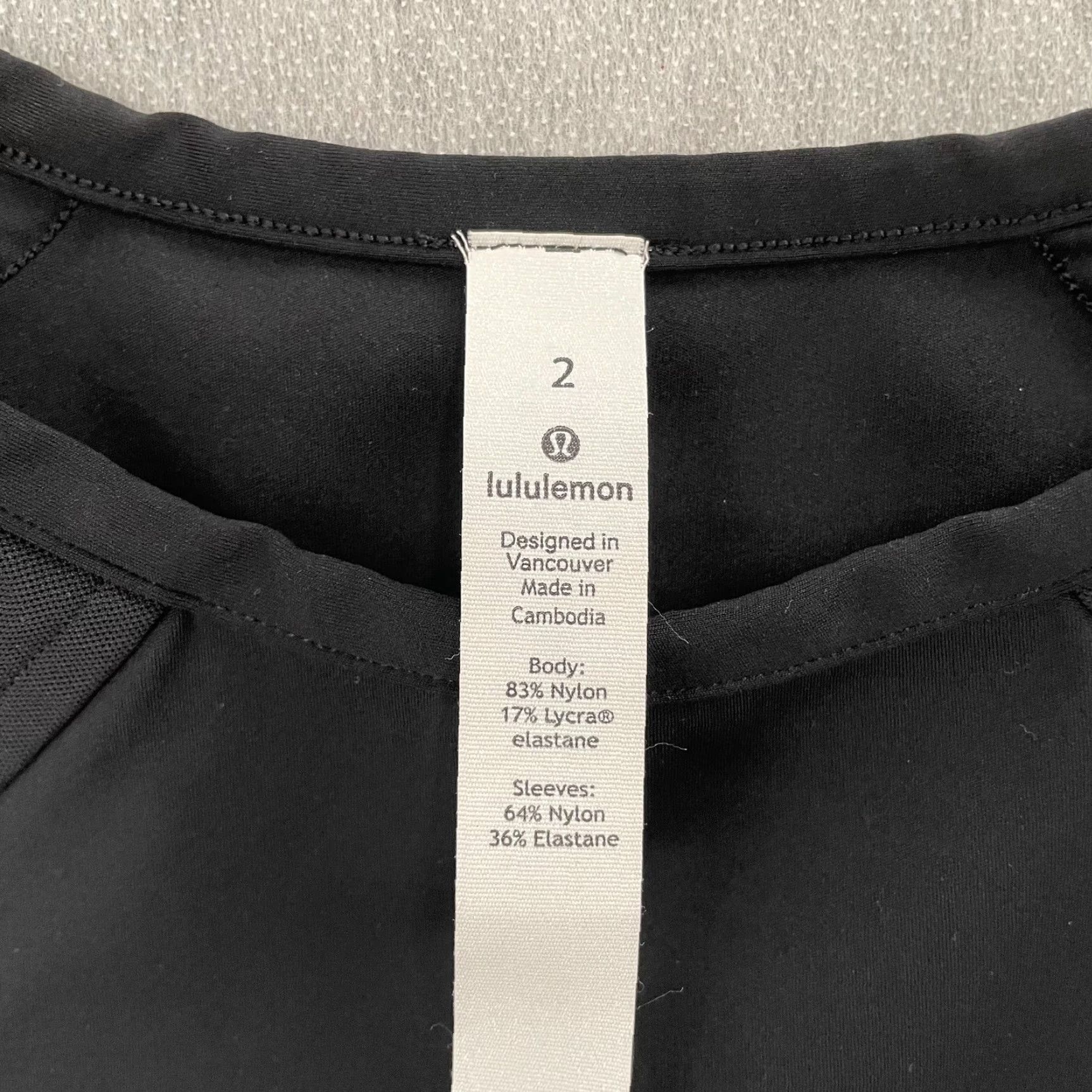 Lululemon Lululemon Black Sheer Short Sleeve Shirt Women’s 2 Athletic Casual Gym Yoga Top Size XS / US 0-2 / IT 36-38 - 5 Thumbnail